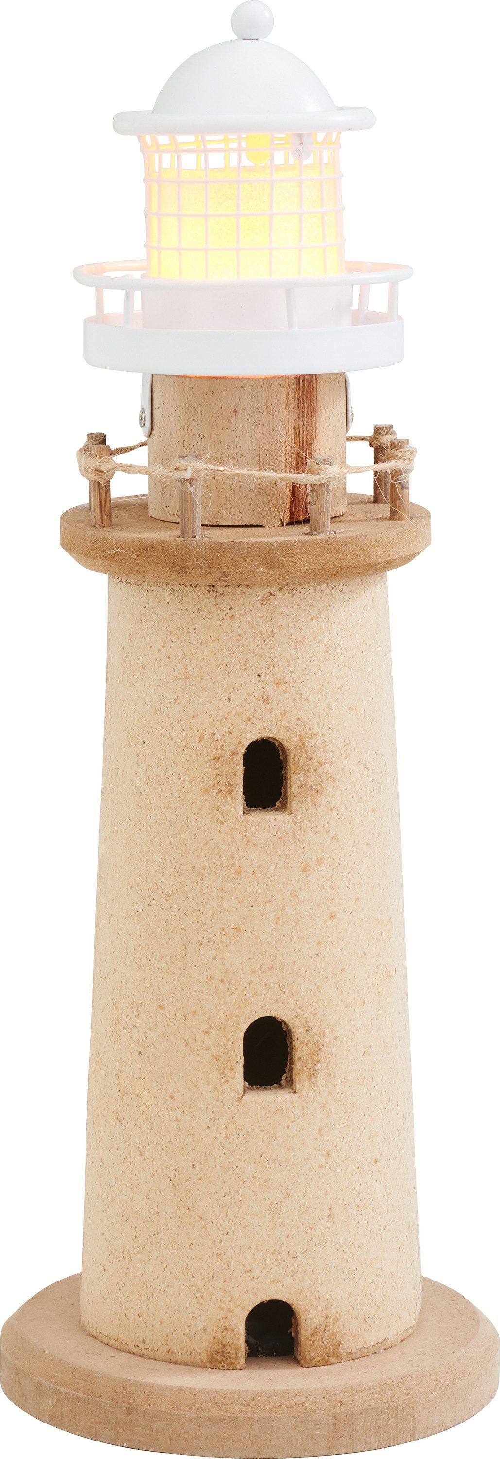 VBS Dekoobjekt Leuchtturm "Haven Light", 28cm