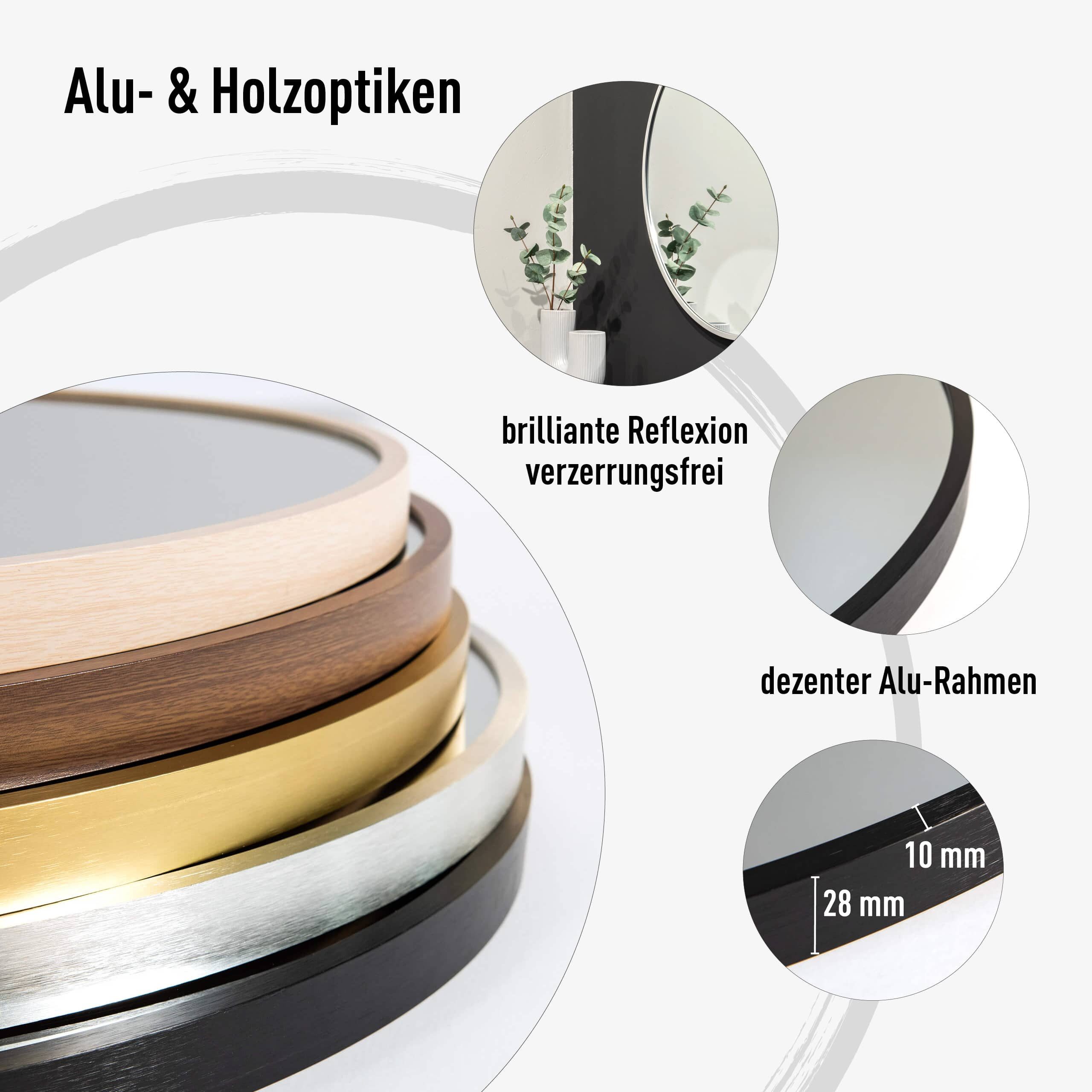 nielsen HOME Wandspiegel Jaron Rundspiegel 60 günstig online kaufen