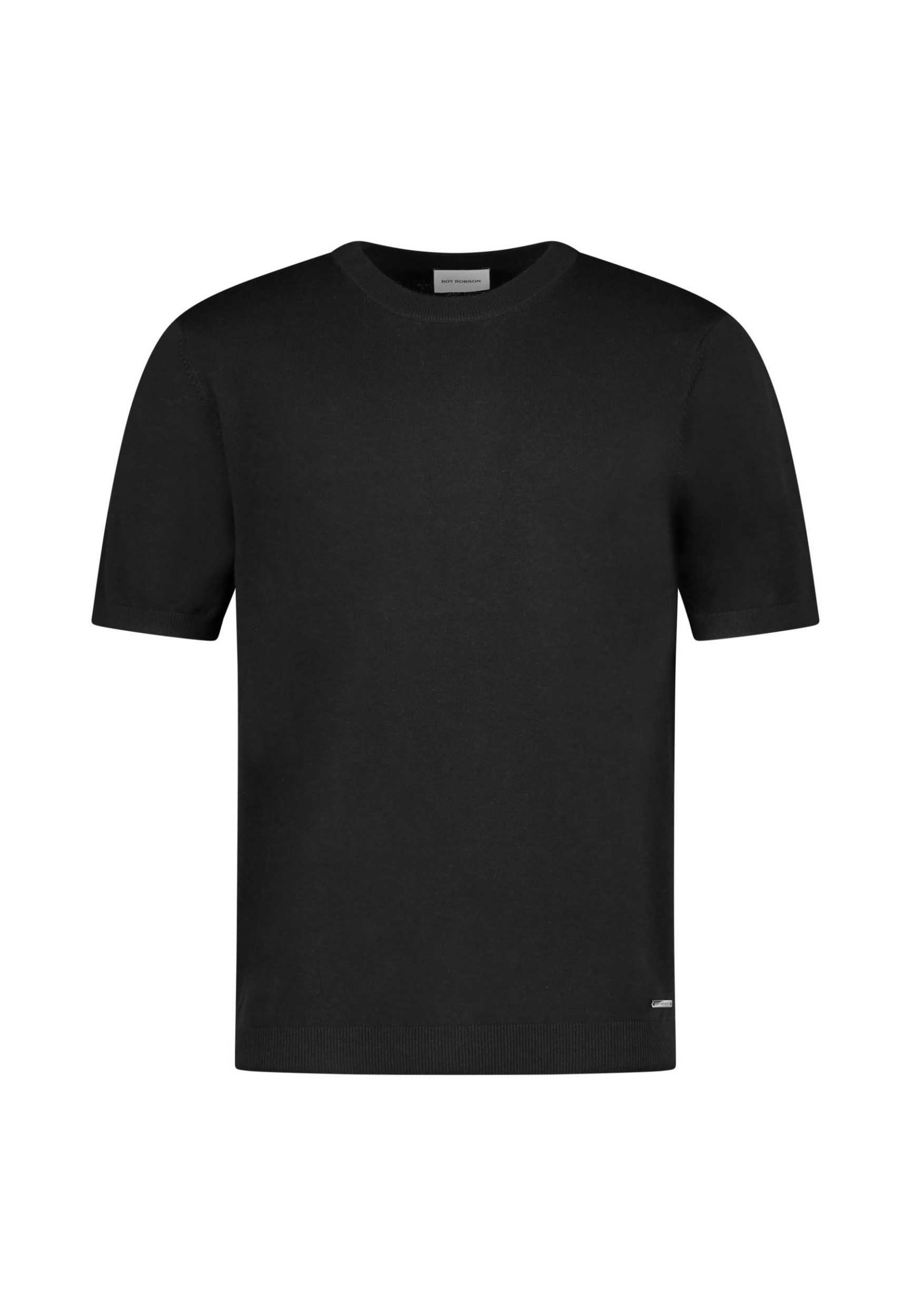 Strickpullover HERREN-PULLOVER 1/1 ARM, BLACK
