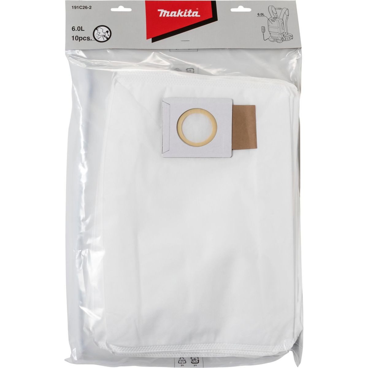 Makita Bodenstaubsauger 191C26-2 Filtersack
