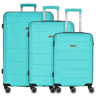 cocoono Trolleyset Cagliari, 4 Rollen, (3-teilig, 3 tlg), Polypropylen