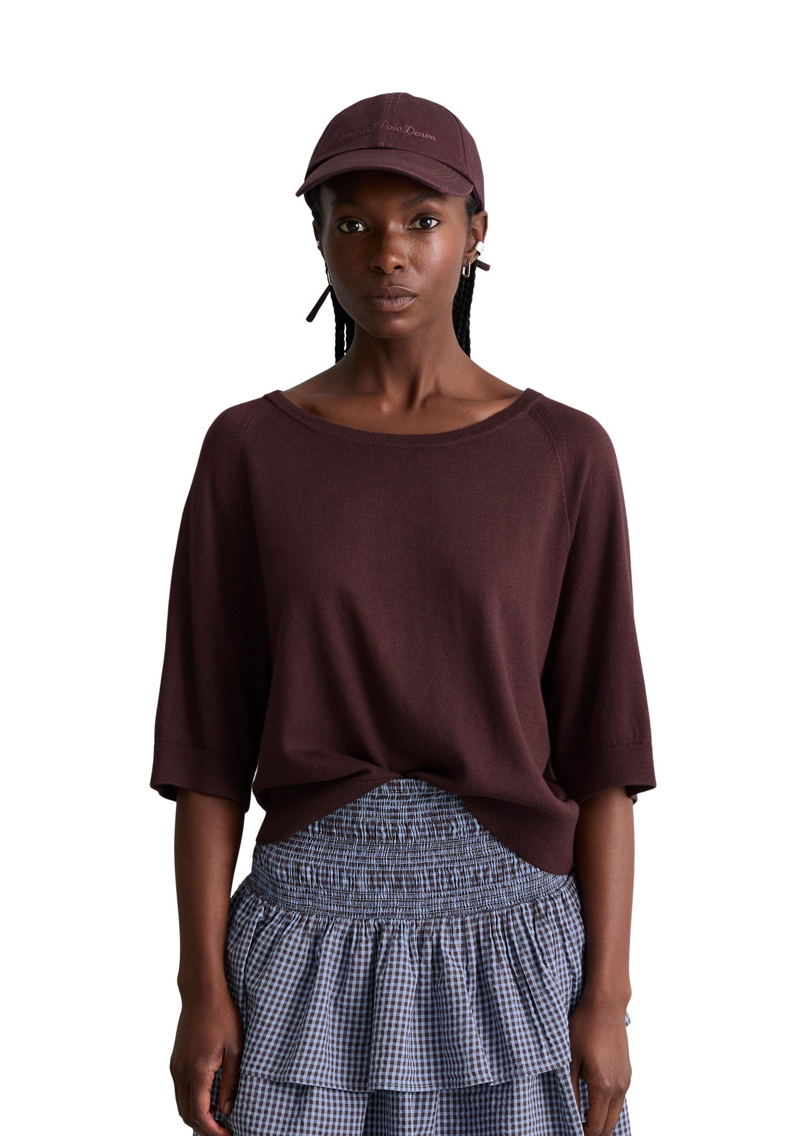 Marc O'Polo DENIM Strickpullover aus weichem Organic-Cotton-Modal-Mix