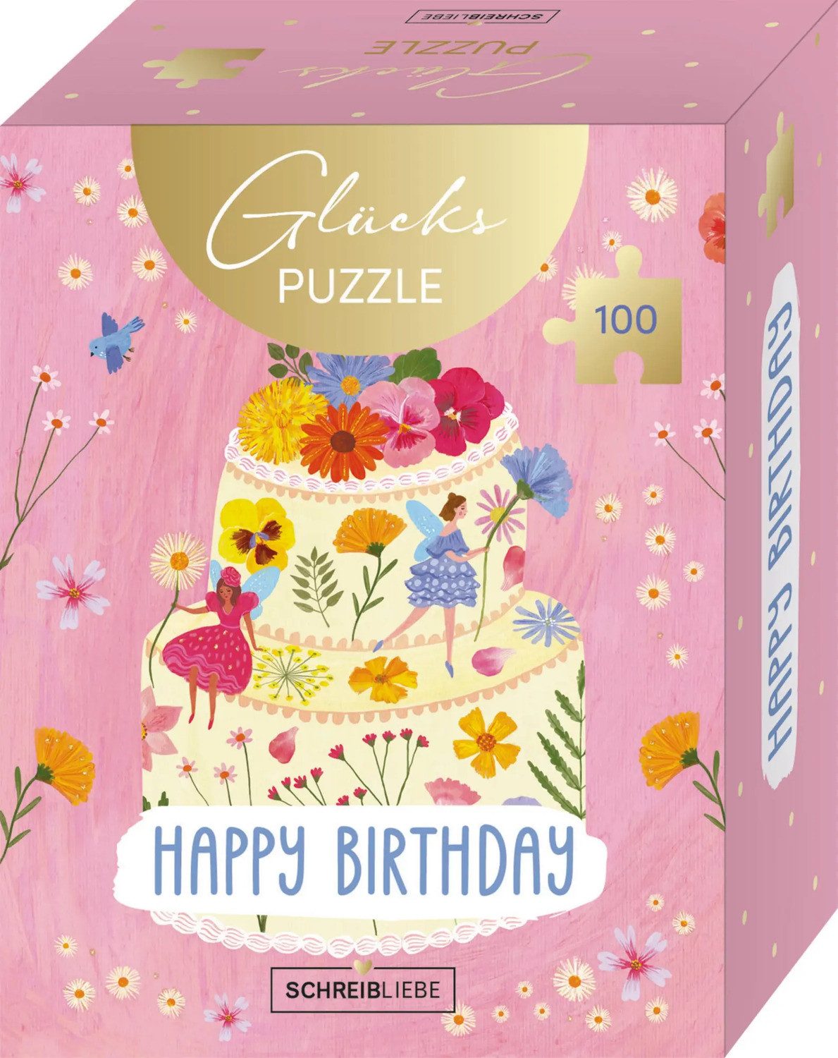 Korsch Verlag Puzzle Glückspuzzle-Happy Birthday, 100 Puzzleteile