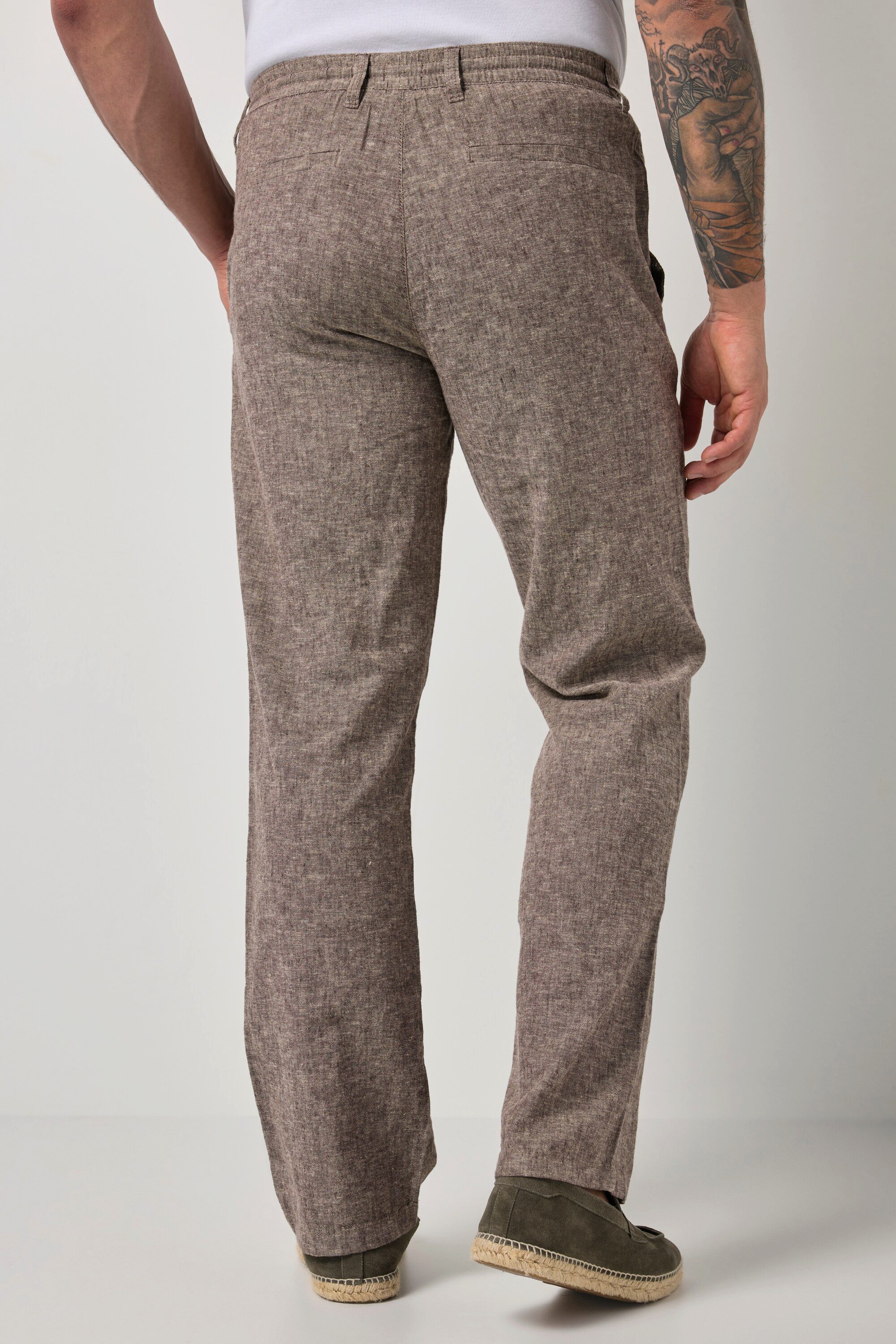 JP1880 Schlupfhose Leinenmix-Hose Schlupfbund bis 72