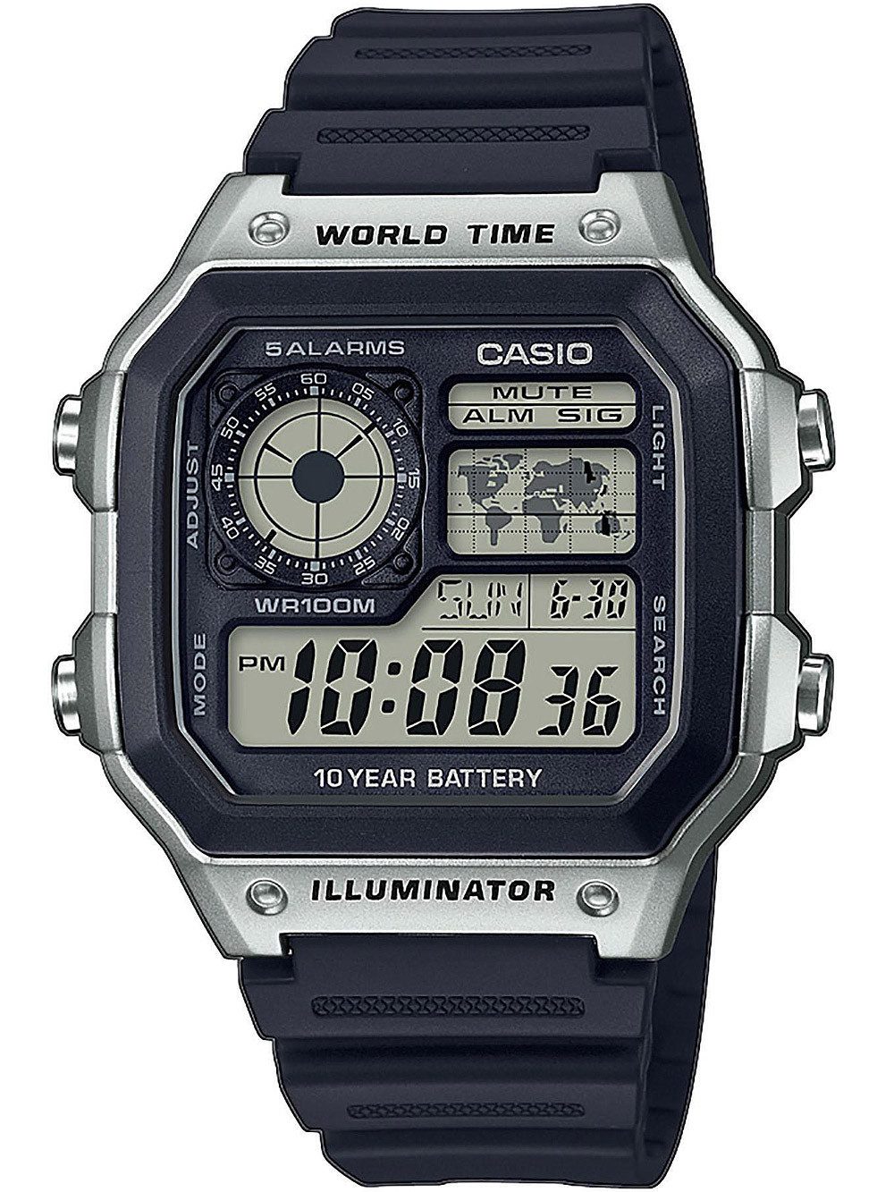 CASIO Quarzuhr Casio AE-1200WH-1CVEF Collection Herrenuhr 42mm 10ATM Casio günstig online kaufen