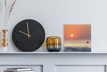 OneMillionCanvasses® Leinwandbild Meer - Surfen - Sonne, (1 St), Leinwand Bilder für Wohnzimmer Schlafzimmer