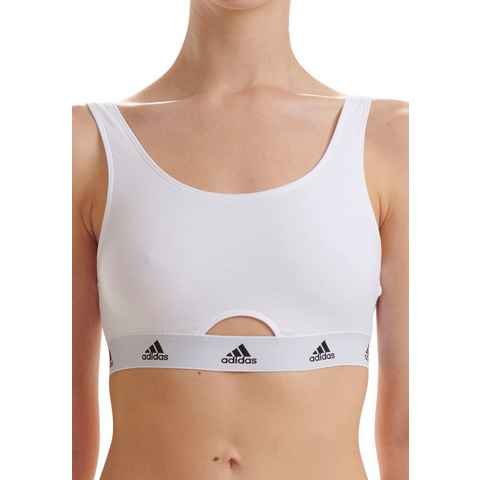 adidas Sportswear Bralette "Real Cool Cotton" schnell trocknend + feuchtigskeitsabsorbierend