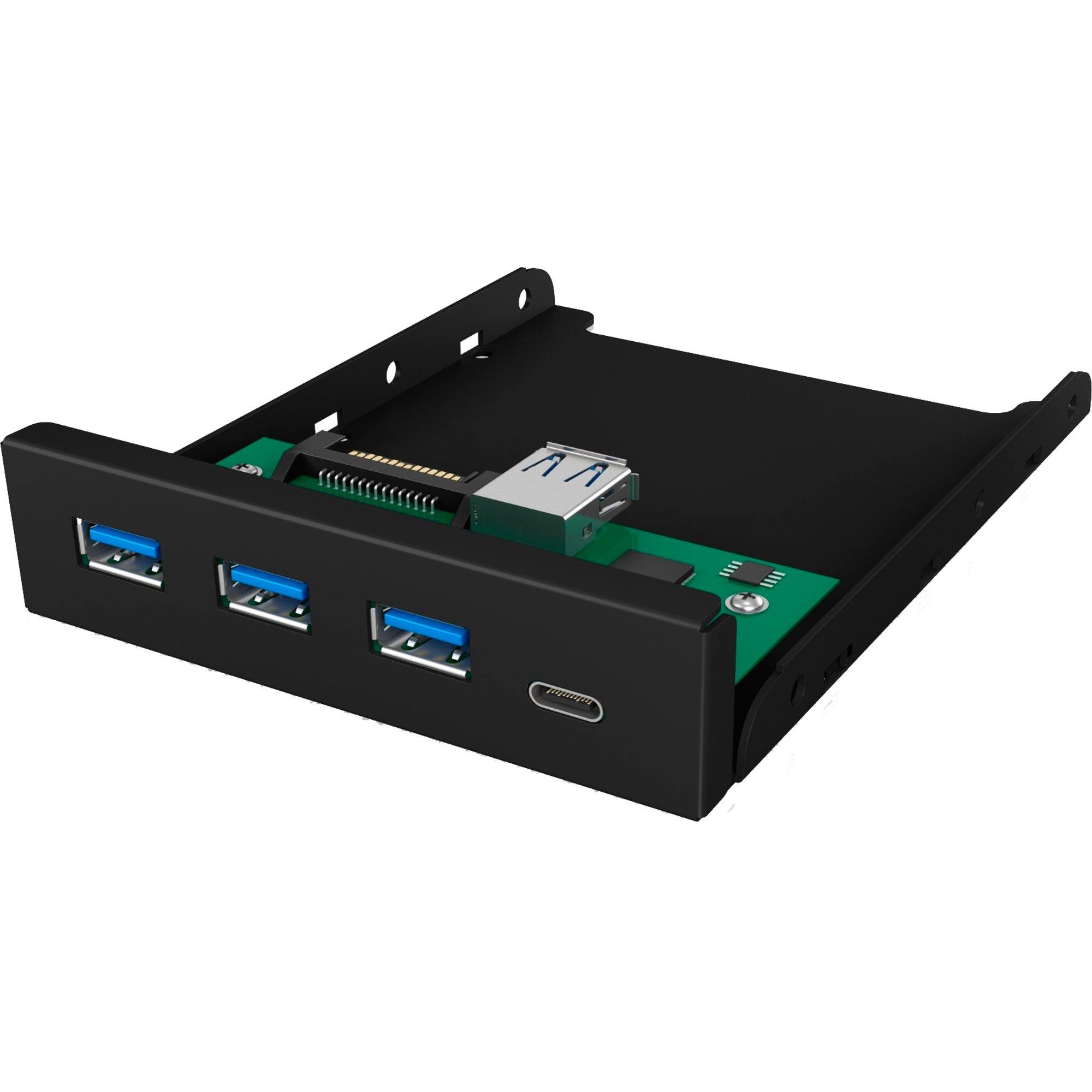 ICY BOX PC-Gehäuse ICY BOX IB-HUB1418-i3, Frontpanel, (3x USB 3.0