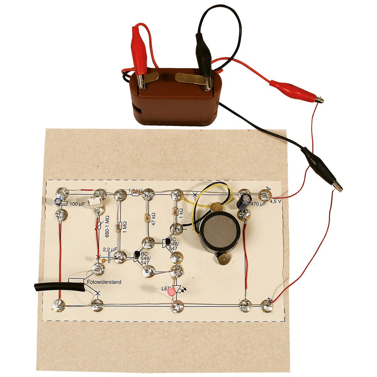 matches21 HOME & HOBBY Bewegungsmelder Bausatz ohne Platine Holzbaukasten