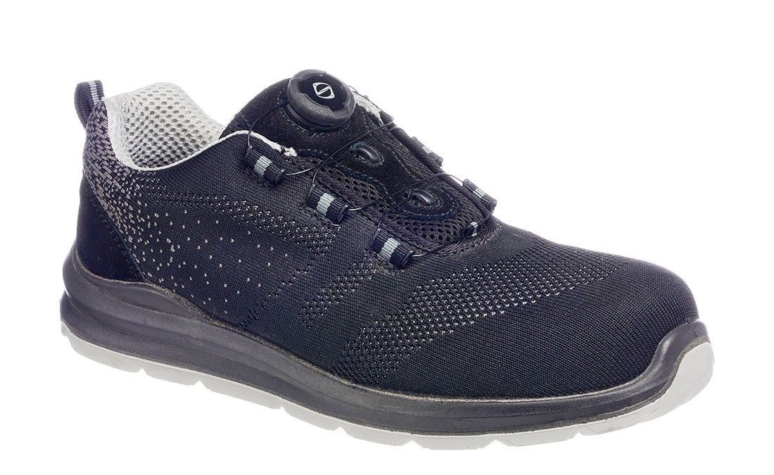 Portwest Sicherheitstrainer mit Drahtschnürsystem S1P Sicherheitsschuh (FT08) Schnellverschluss mit Drahtschnürsystem