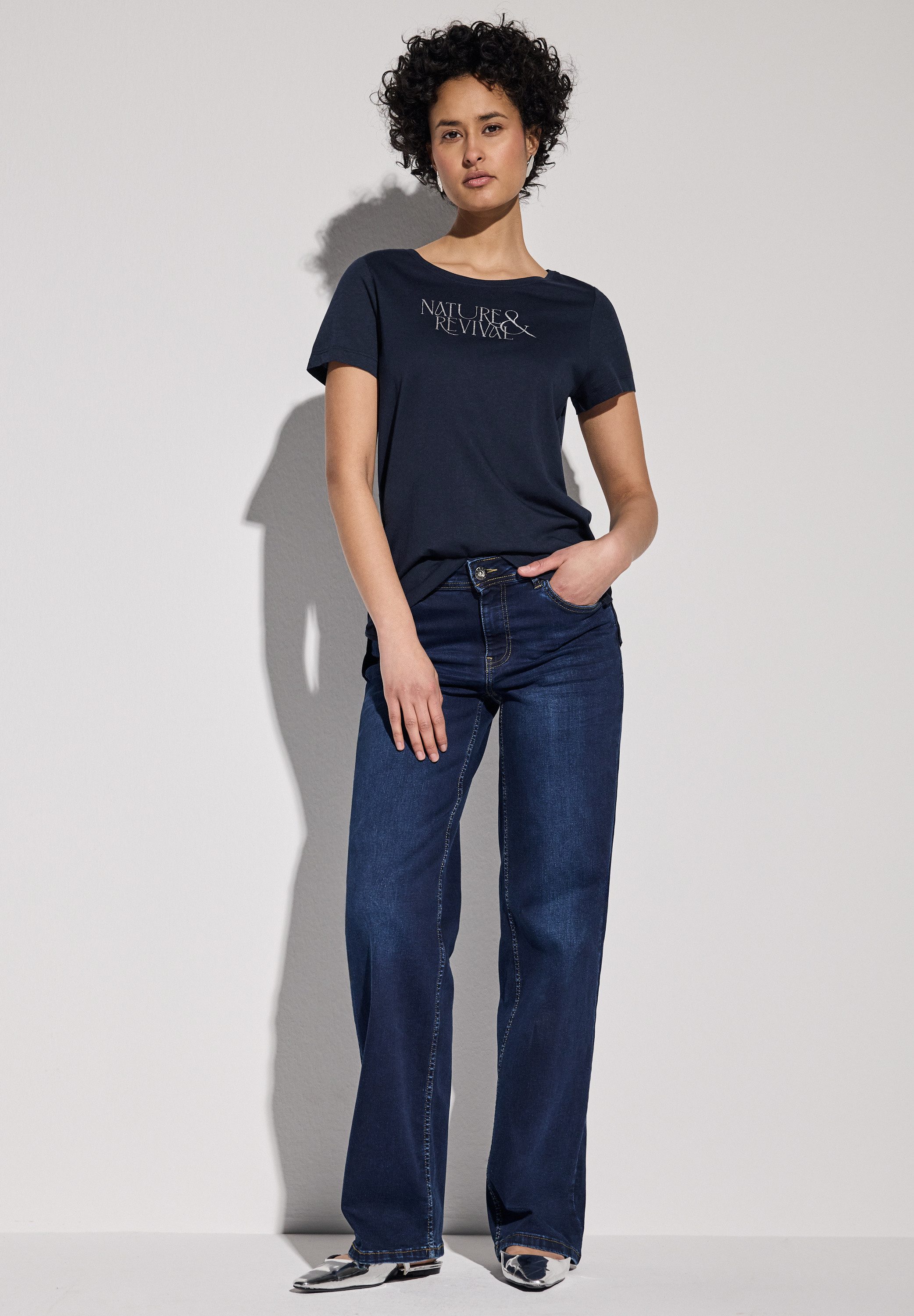 STREET ONE T-Shirt im soften Baumwoll-Mix