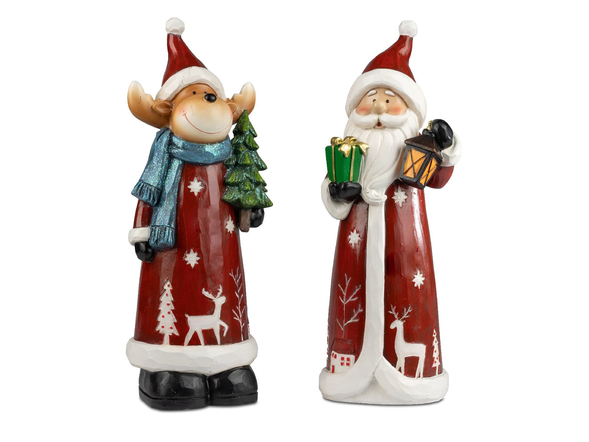 formano Dekofigur Winterzeit, Farbe: Rot, Motiv: Elch günstig online kaufen