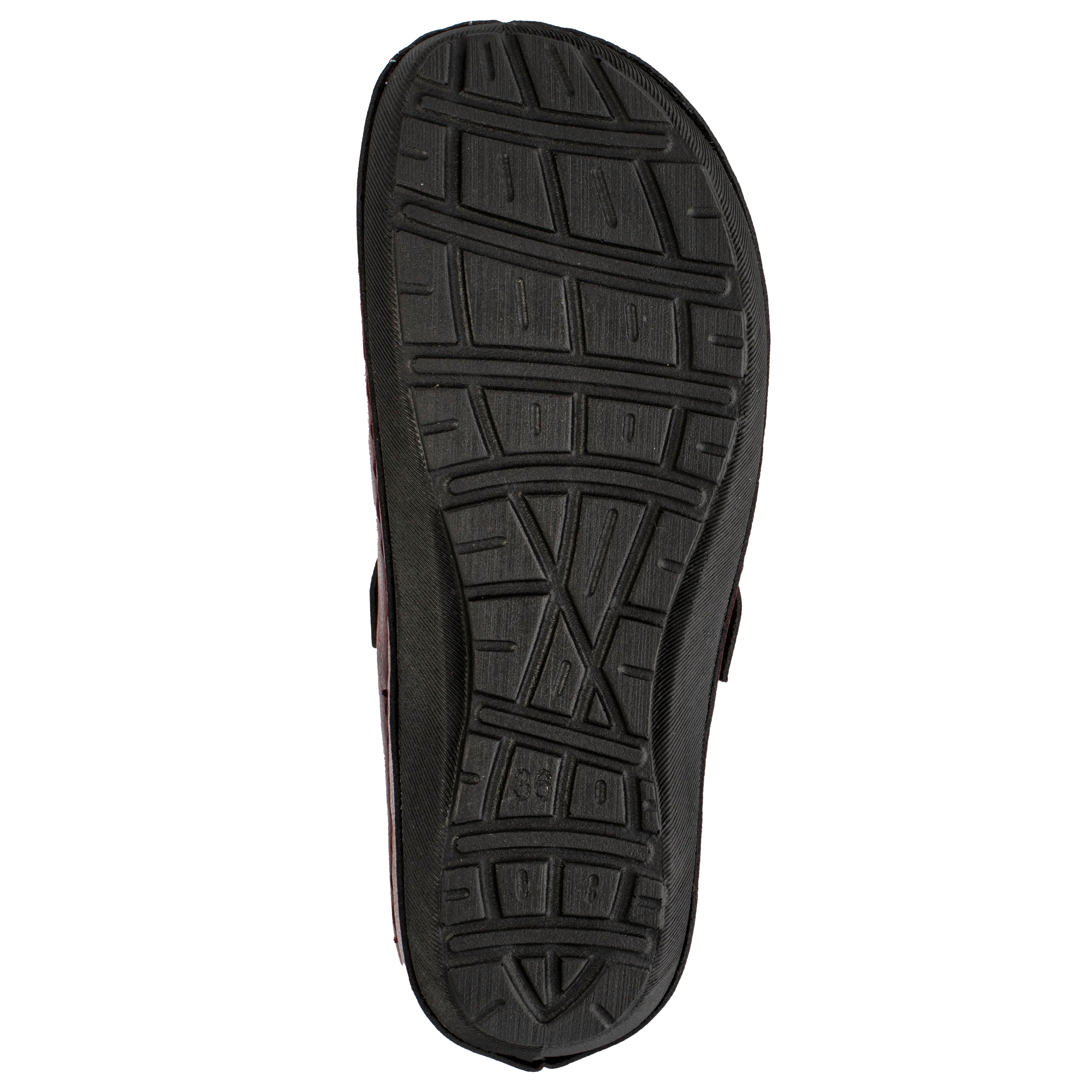 Fischer-Markenschuh Michaela Clog aus Nappan (Lederiminat), Weite G, herausnehmbares Fußbett aus Leder