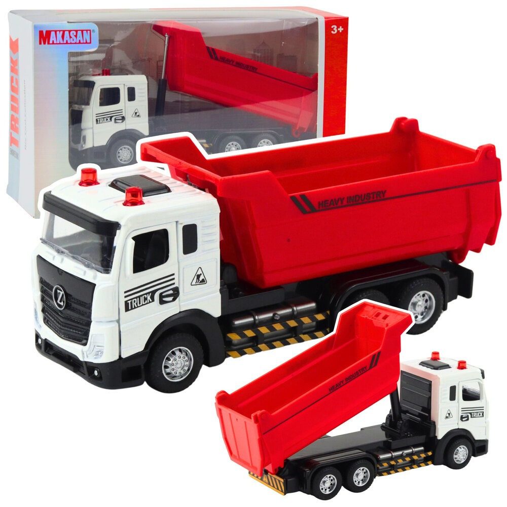 LEAN TOYS Spielzeug-Kipper LeanToys LKW-Kipper mit Metallkabine