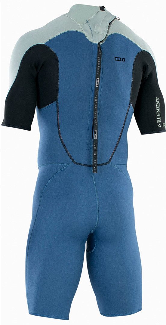 ION Neoprenanzug ION ELEMENT 2/2 BACK ZIP Shorty cascade blue