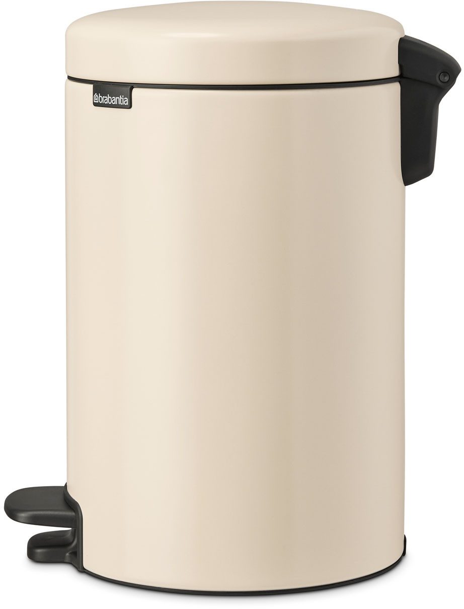 Brabantia Mülleimer NewIcon Treteimer, 12L, sanft schließender Deckel, mit leichter Pedalbedienung