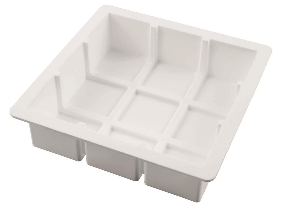 Silikomart Backform Dessertform Kuchenform Schokoladenform Silikon CUBIK 3x3 1400ml