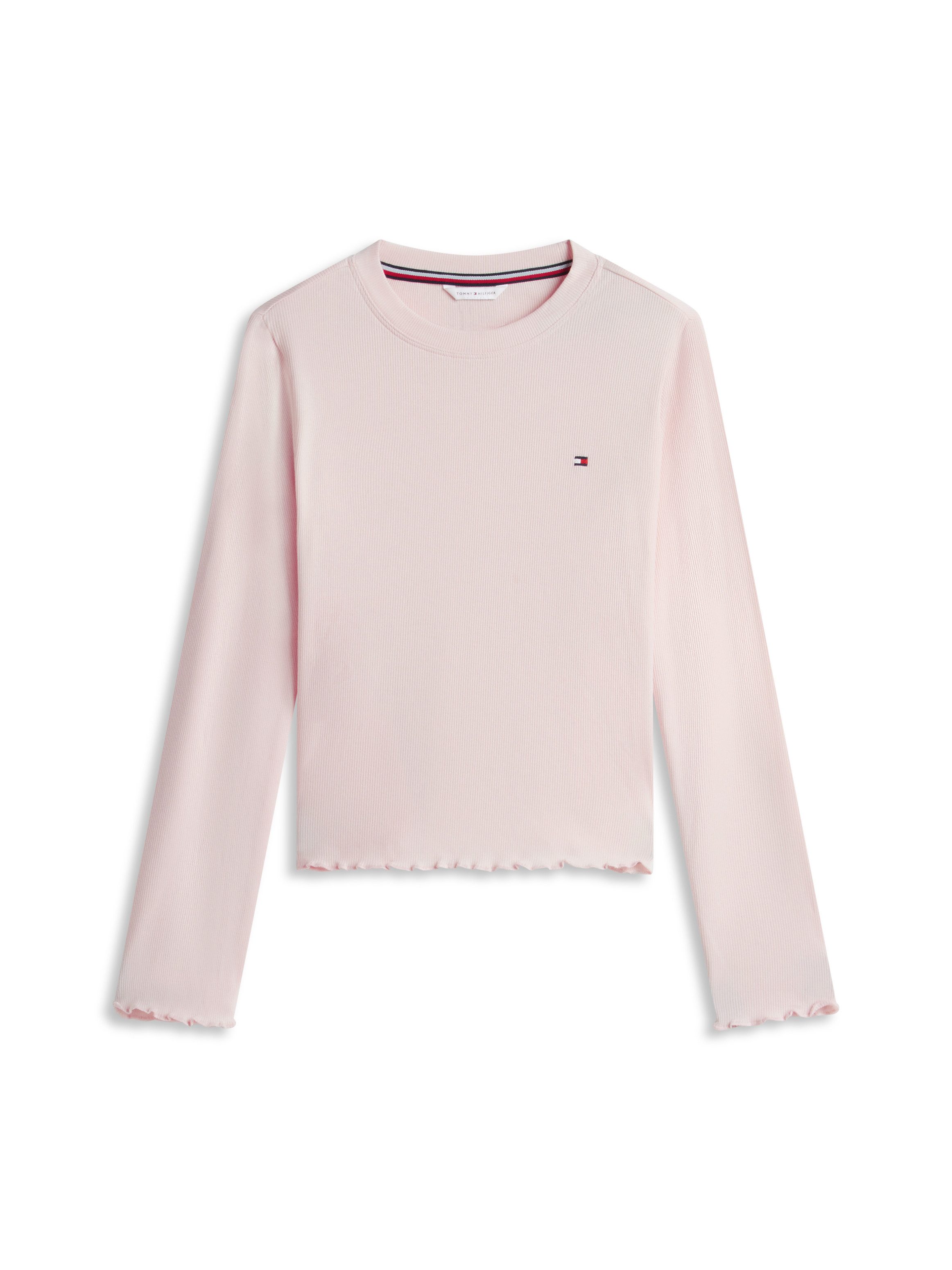 Tommy Hilfiger Underwear Pyjama mit geripptem Bund und Tommy-Logo, gerippte Struktur – Bild 5 von 5