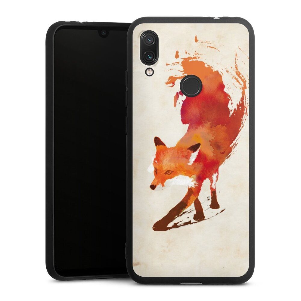 DeinDesign Handyhülle Fuchs Graphic Vulpes Vulpes, Xiaomi Redmi Note 7 Silikon Hülle Premium Case Handy Schutzhülle