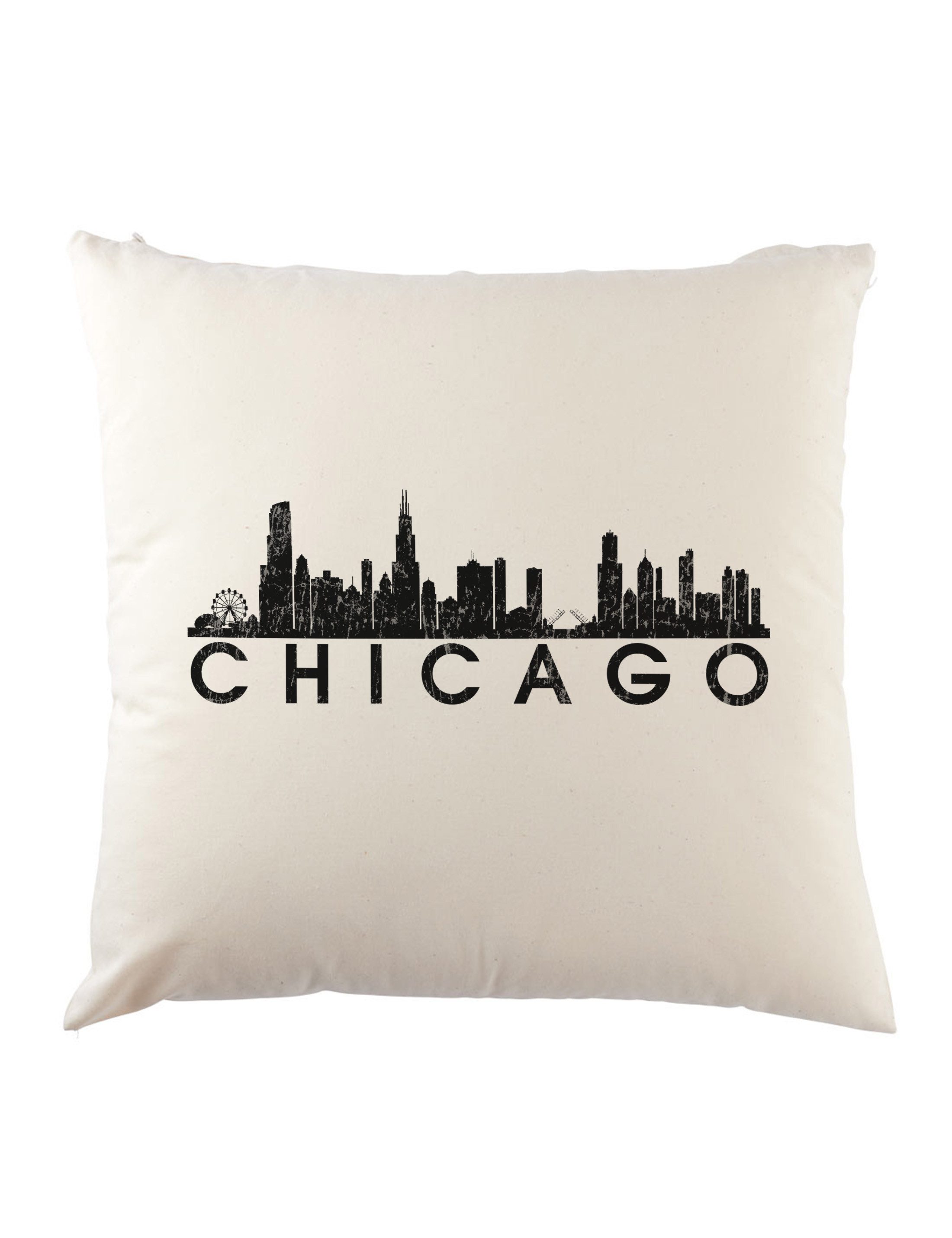 Dekokissen Skyline Chicago Dekokissen City Staat United States USA US Flag