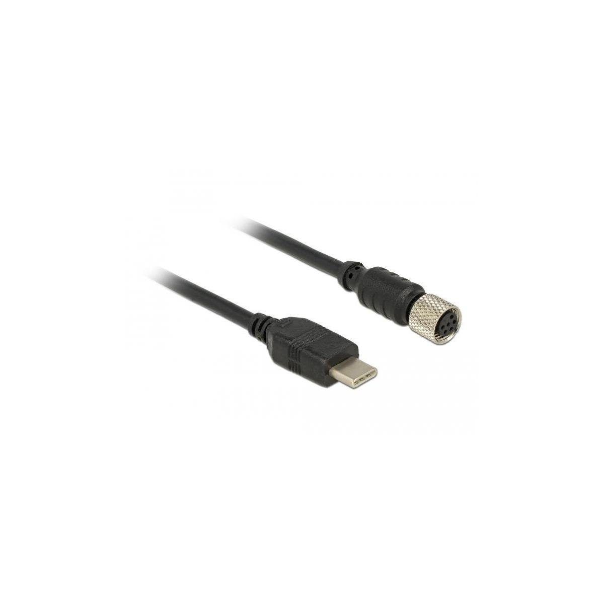WLAN-Antenne Anschlusskabel USB... Seriell Buchse > Navilock wasserdicht M8
