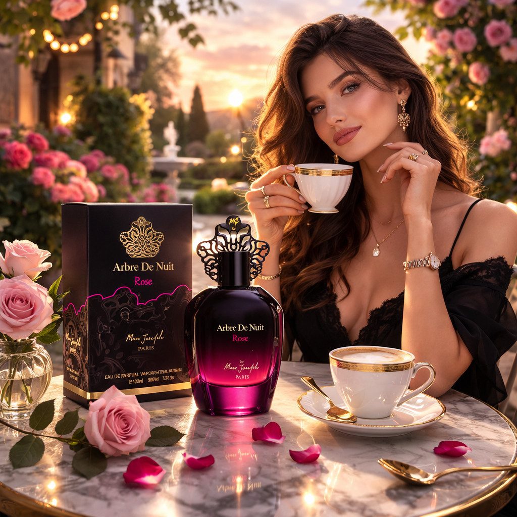Marc Joseph Paris Eau de Parfum Arbre de Nuit Rose Paris Premium Damenduft; Zitrisch, Floral, e100 ml, Hergestellt in Paris, 7 Stern, Sehr Langanhaltend, Edle Verpackung