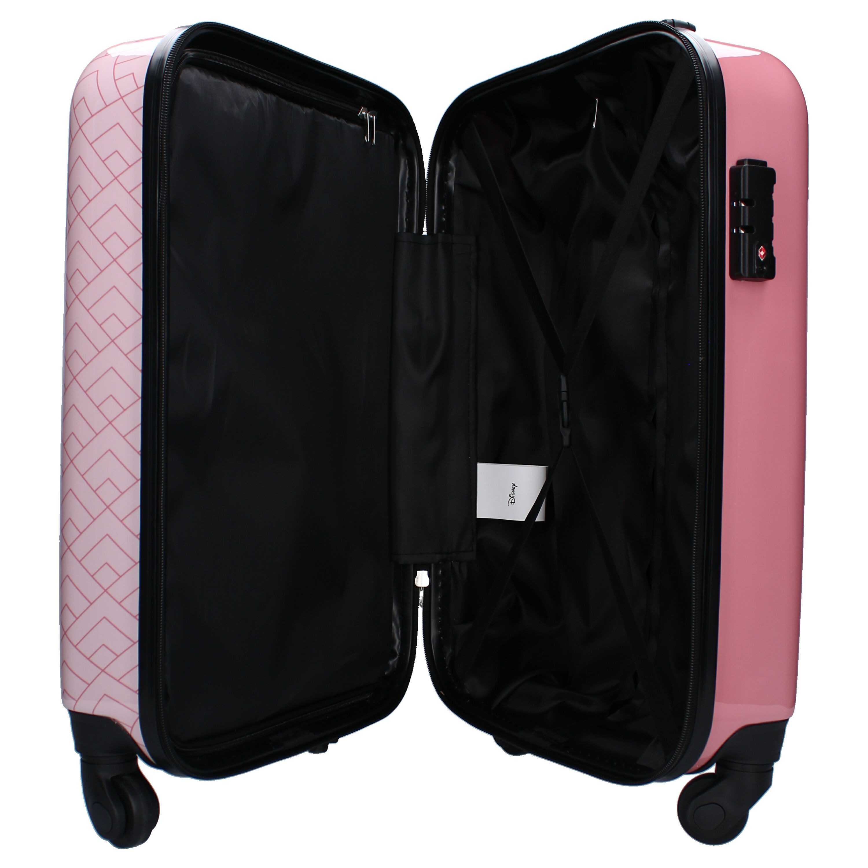 Disney Kinderkoffer Mickey Mouse Trolley Koffer Kindertrolley Mädchen Koffer groß 4 Rollen, Innenmaße: 50x33x22cm, Volumen: 36 Liter, Außenmaße: 55x33x22cm