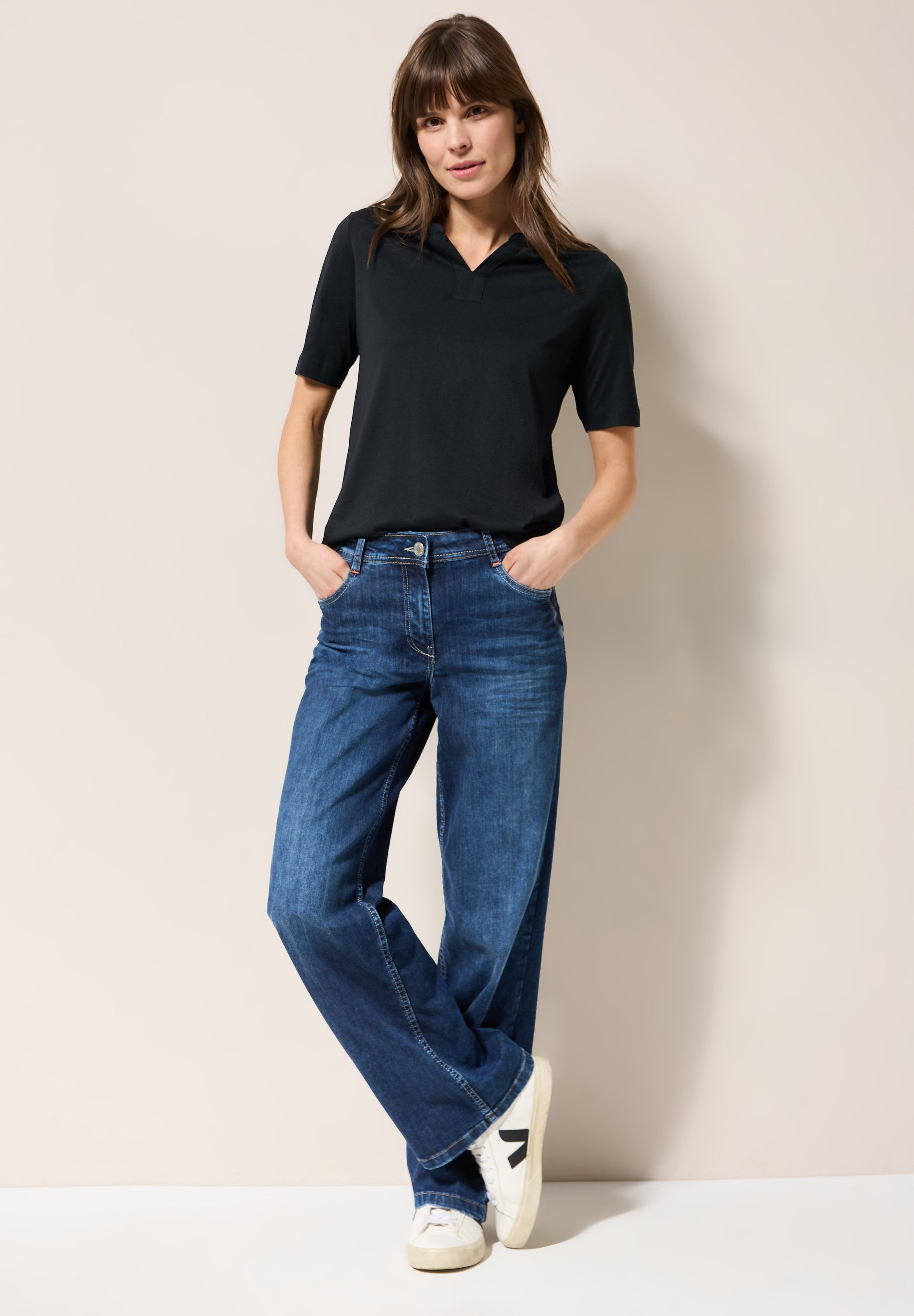 CECIL T-Shirt im soften Baumwoll-Mix