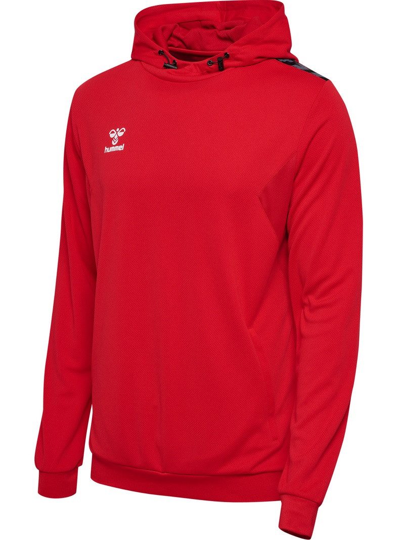 hummel Kapuzenpullover hmlAUTHENTIC PL Hoodie (mit Reißverschlusstaschen) rot Herren