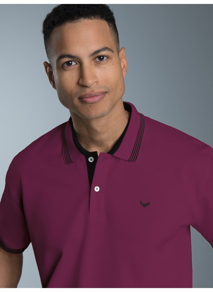 Trigema Poloshirt TRIGEMA Poloshirt mit kontrastfarbigen günstig online kaufen