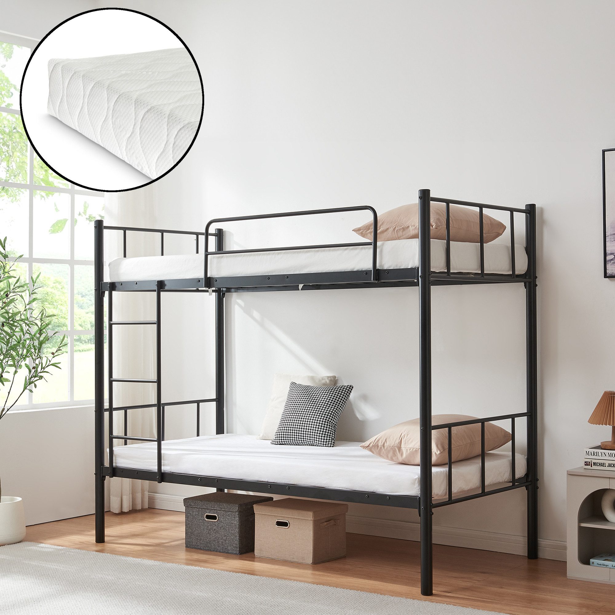 en.casa Etagenbett, »Berimma« 90 x 200 günstig online kaufen