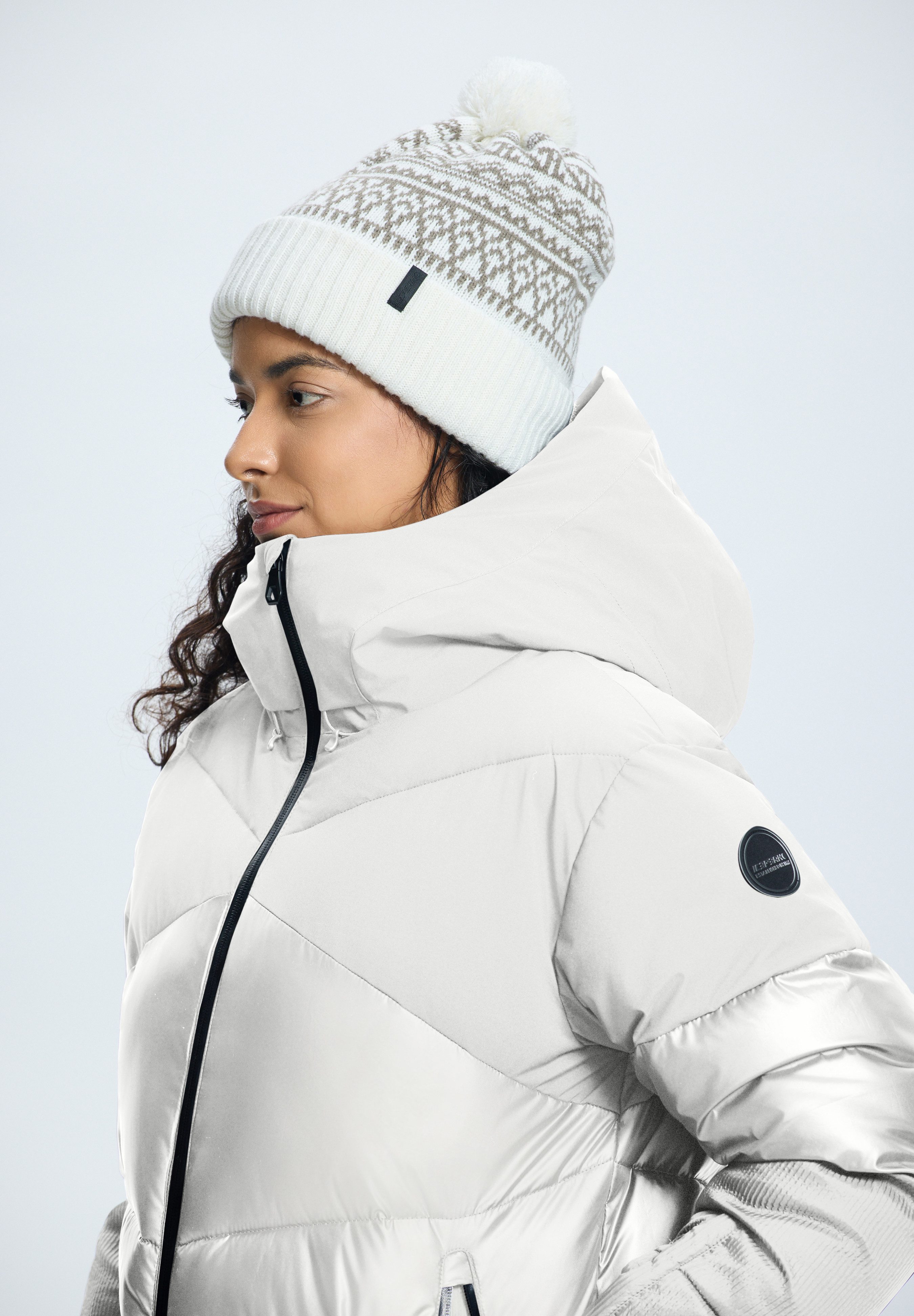 Icepeak Skijacke ICEPEAK EBELEBEN wasserdicht mit Wassersäule 10000, geeignet für Alpinski und Snowboard