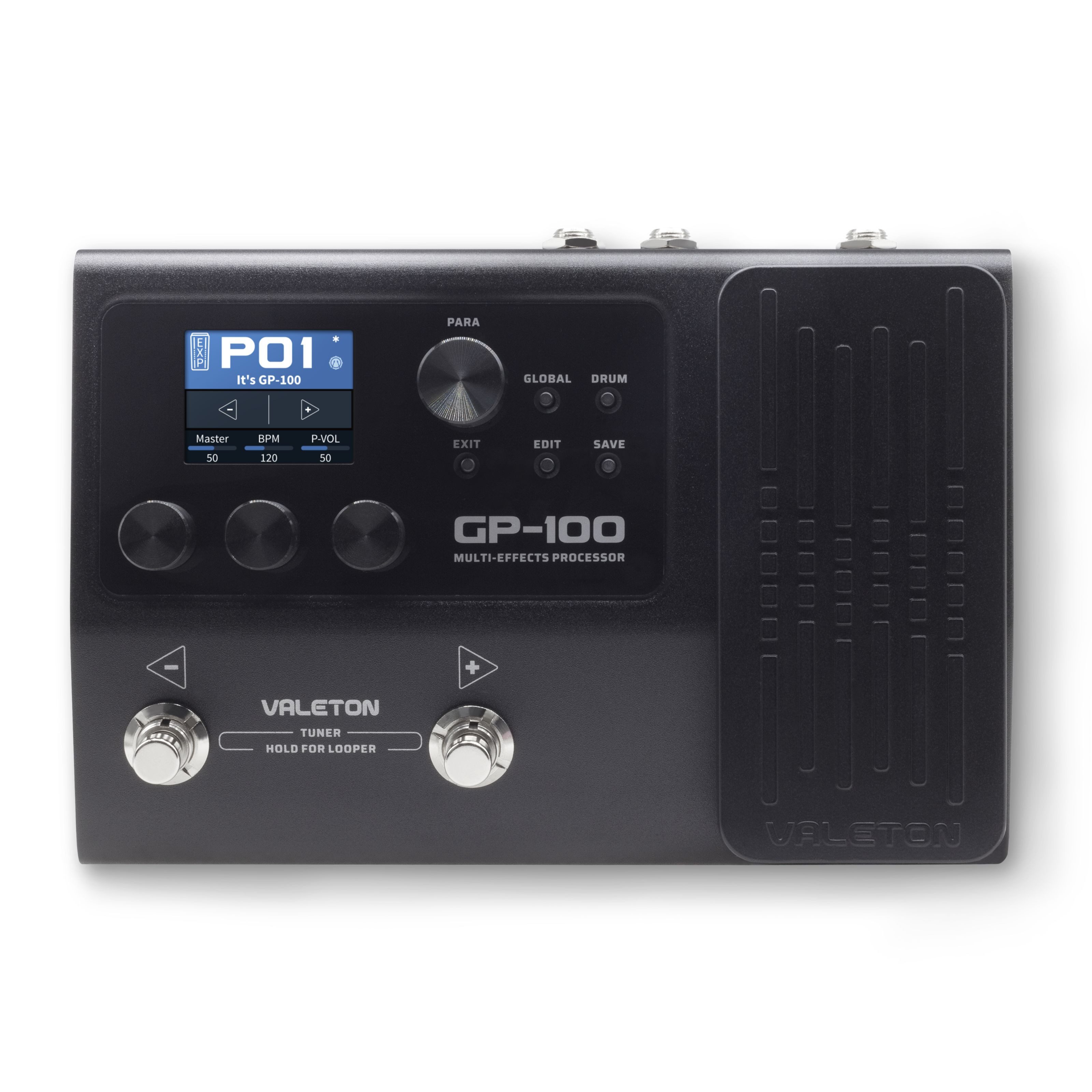Valeton Musikinstrumentenpedal, (Effekte, Multi-Effekte), GP-100 - Multieffektgerät für Gitarren