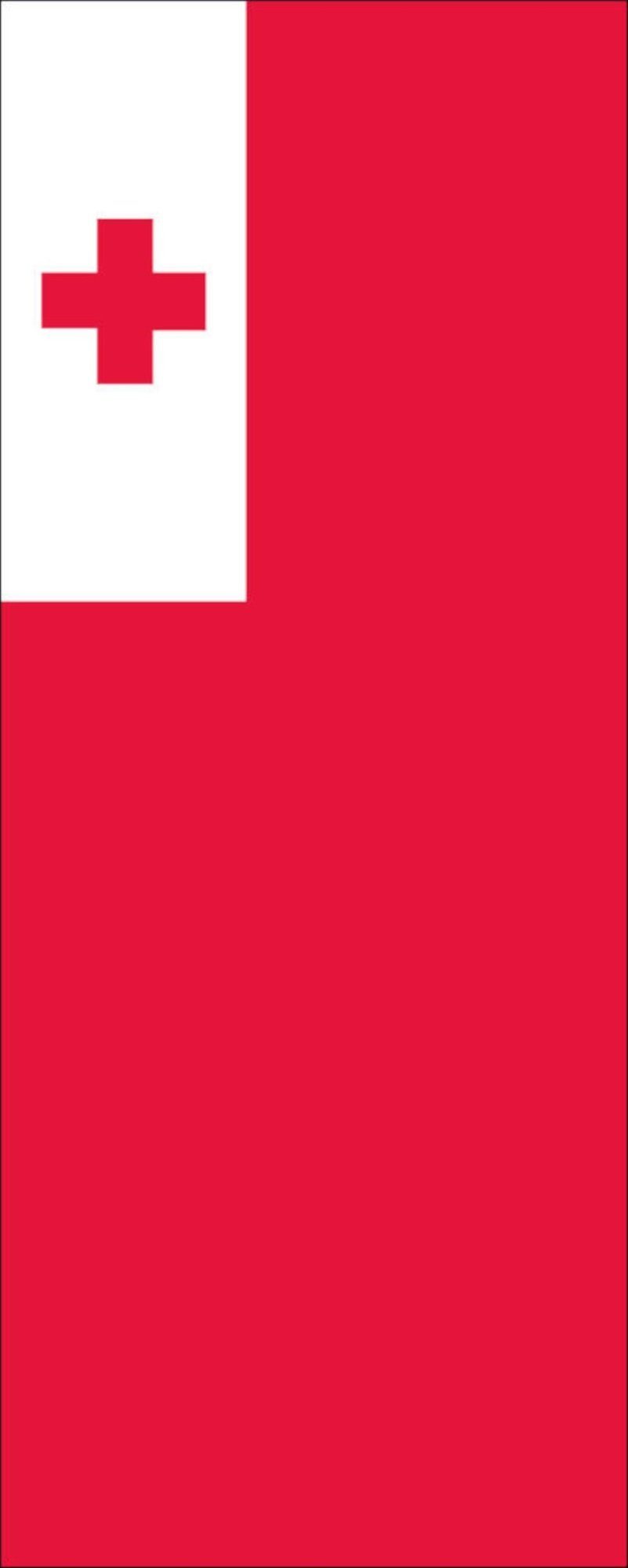 flaggenmeer 110 Hochformat Flagge Tonga Flagge g/m²