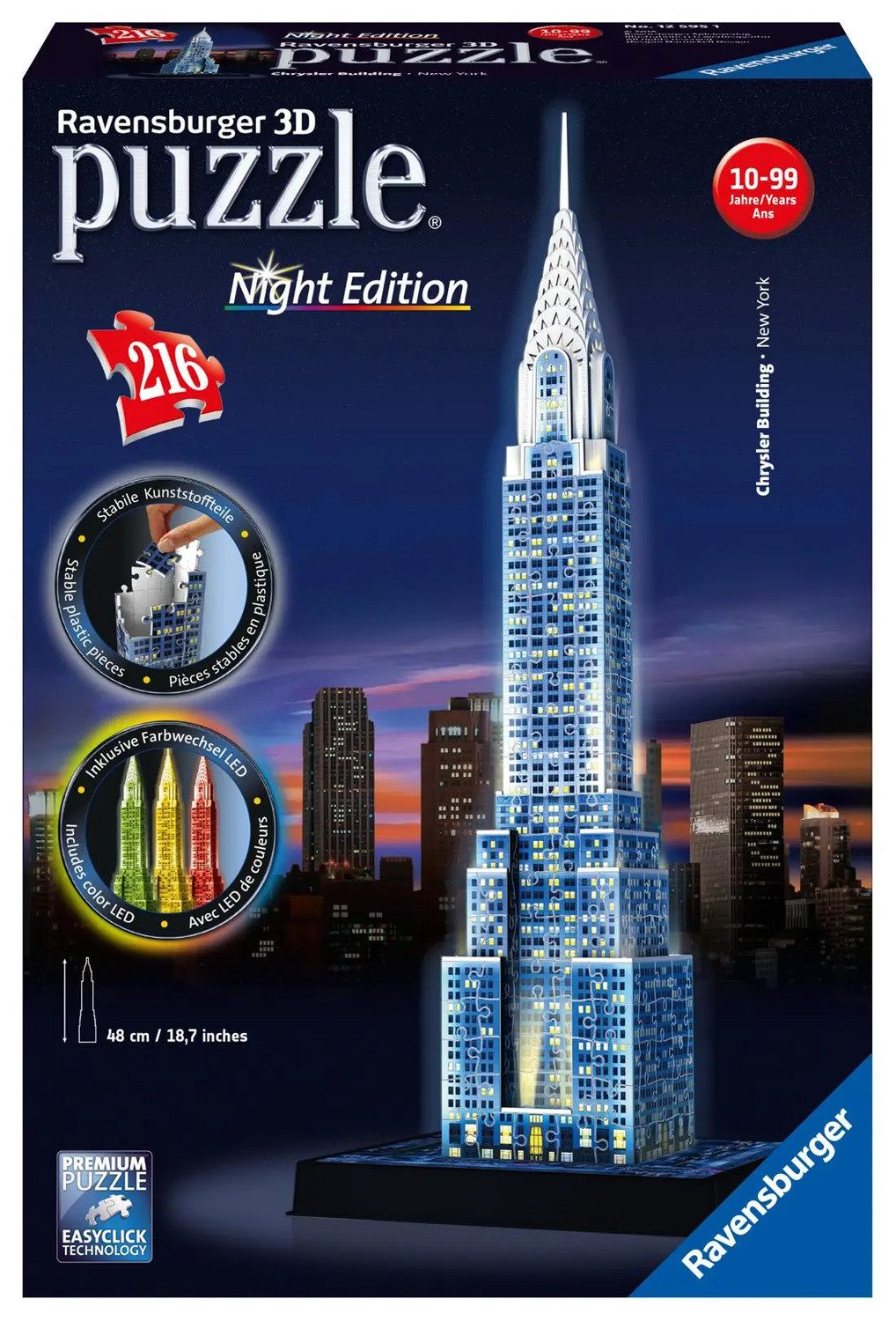Ravensburger Puzzle Chrysler Building bei Nacht.Night günstig online kaufen