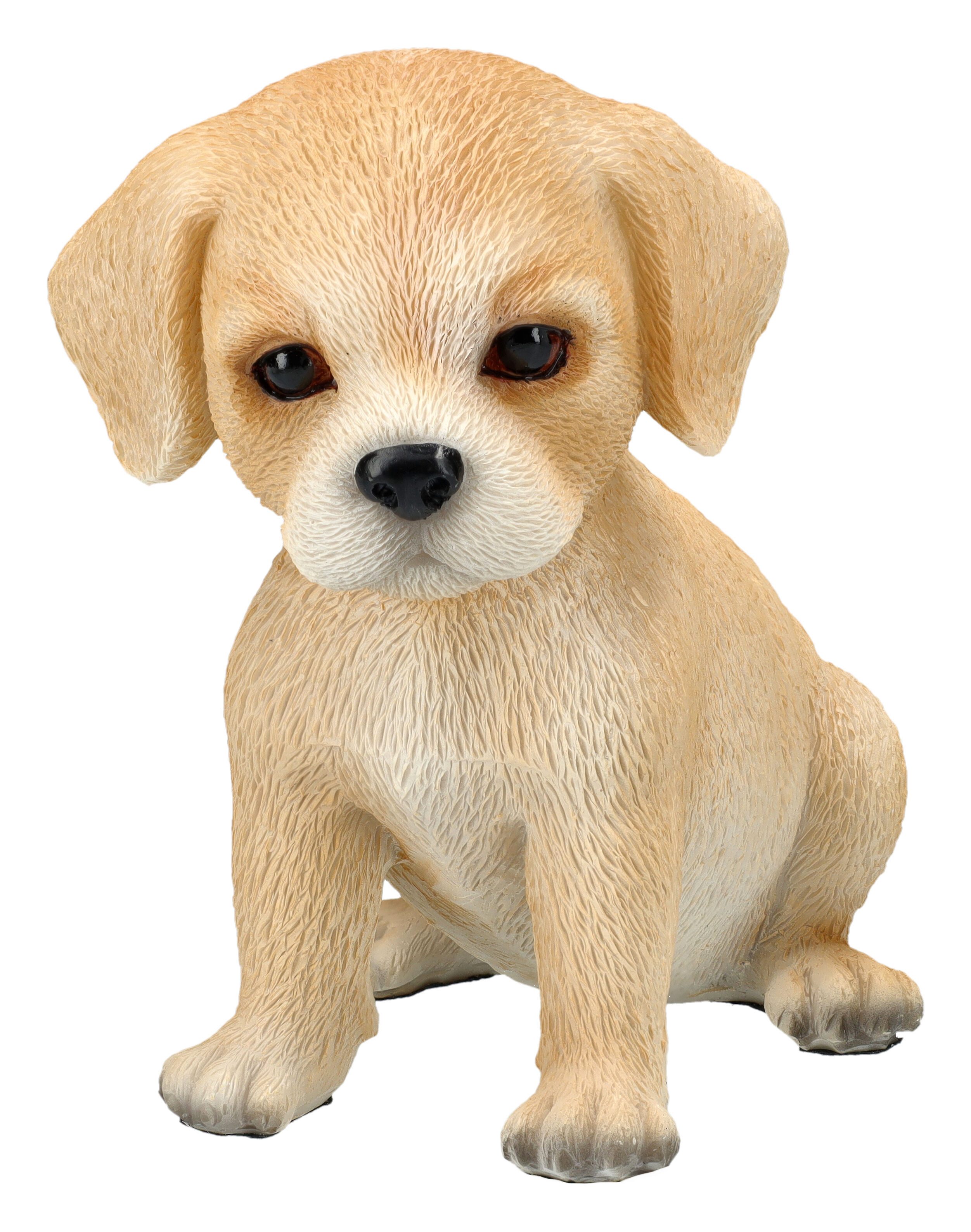 Tierfigur Deko Hund - Labrador Welpe Figur - Hundefigur Welpenfigur Hunde-Baby
