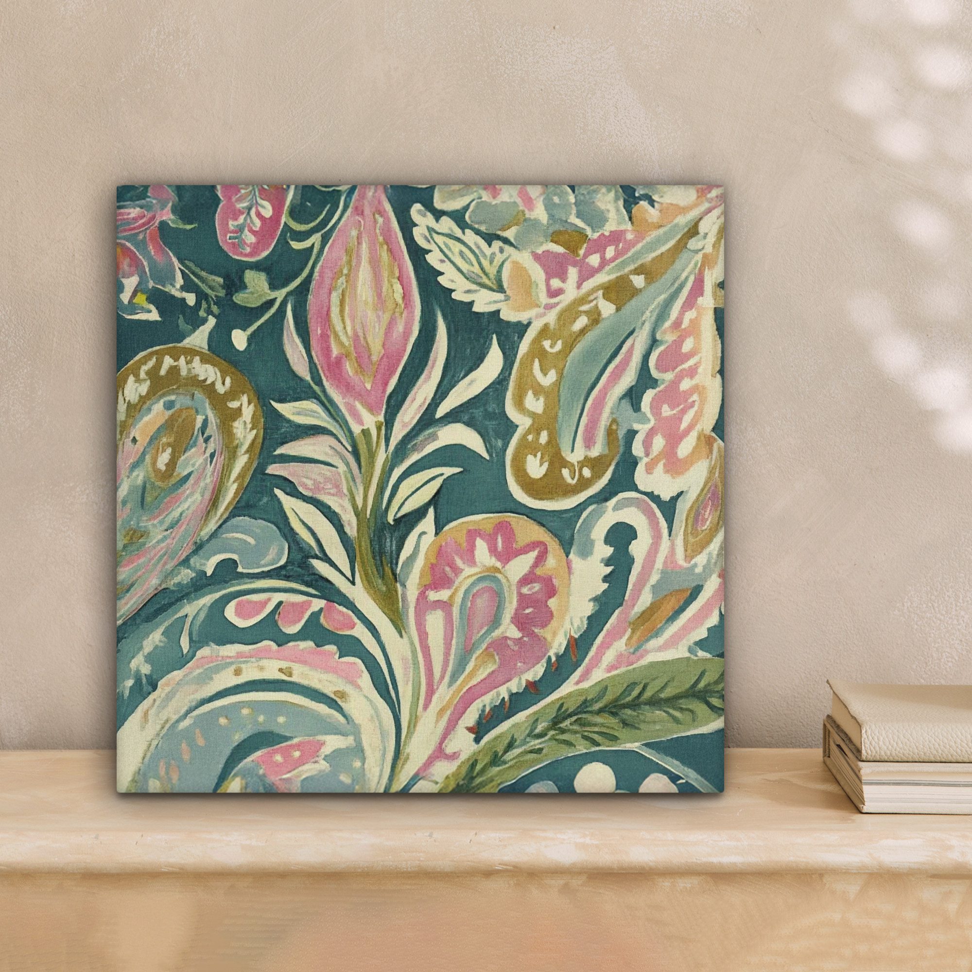 OneMillionCanvasses® Leinwandbild Gemustert - Bunt - günstig online kaufen