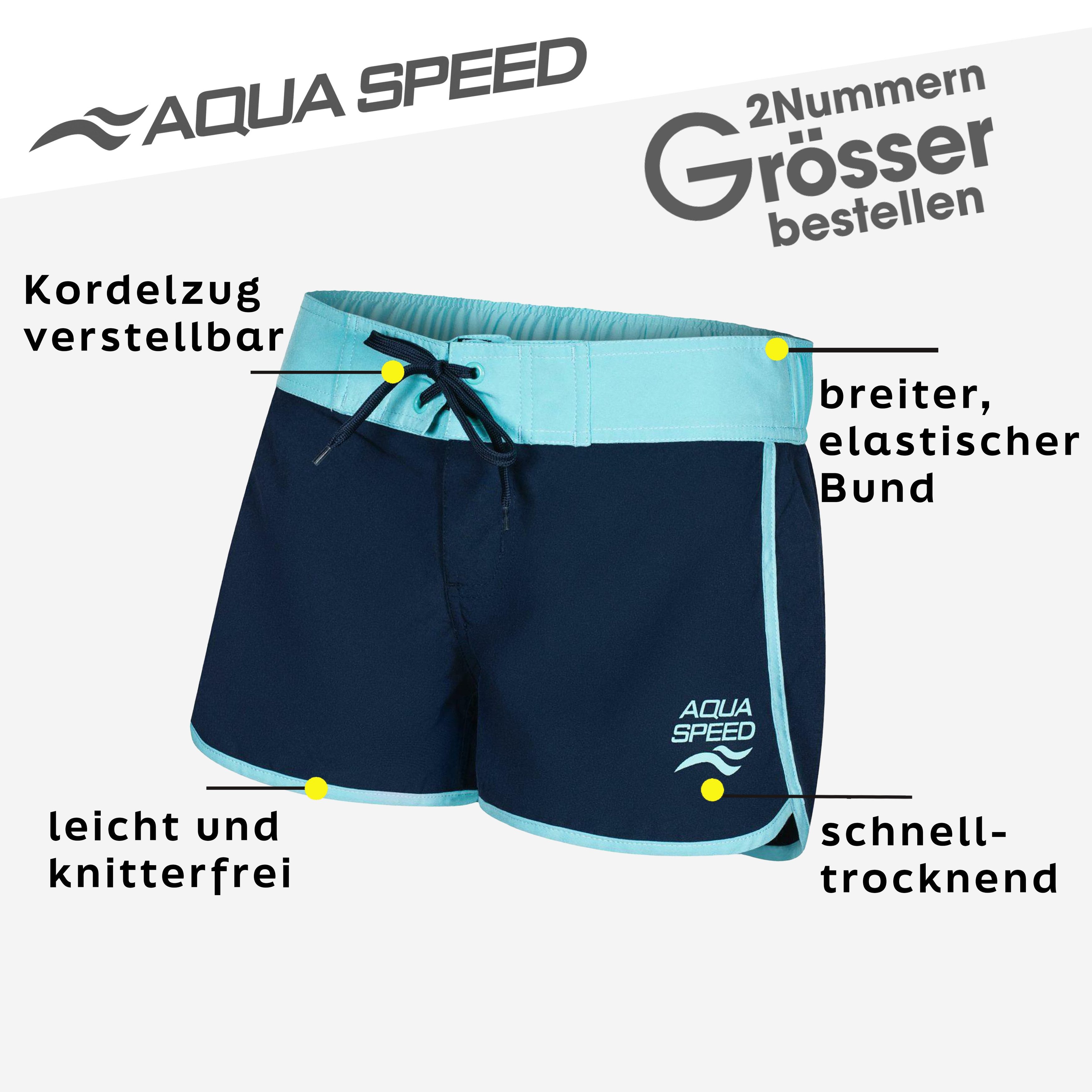 Aqua Speed Boardshorts (Schwimmshorts – elastisch, atmungsaktiv & angenehm leicht) Navy XS – sportlich, luftig & leicht tragbar bei Sonne und Wasser