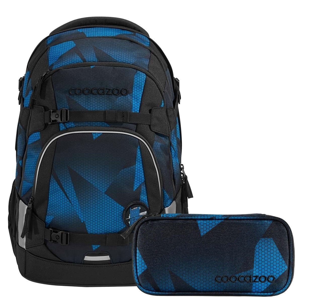coocazoo Schulranzen Schulrucksack-Set MATE Electric Ice günstig online kaufen