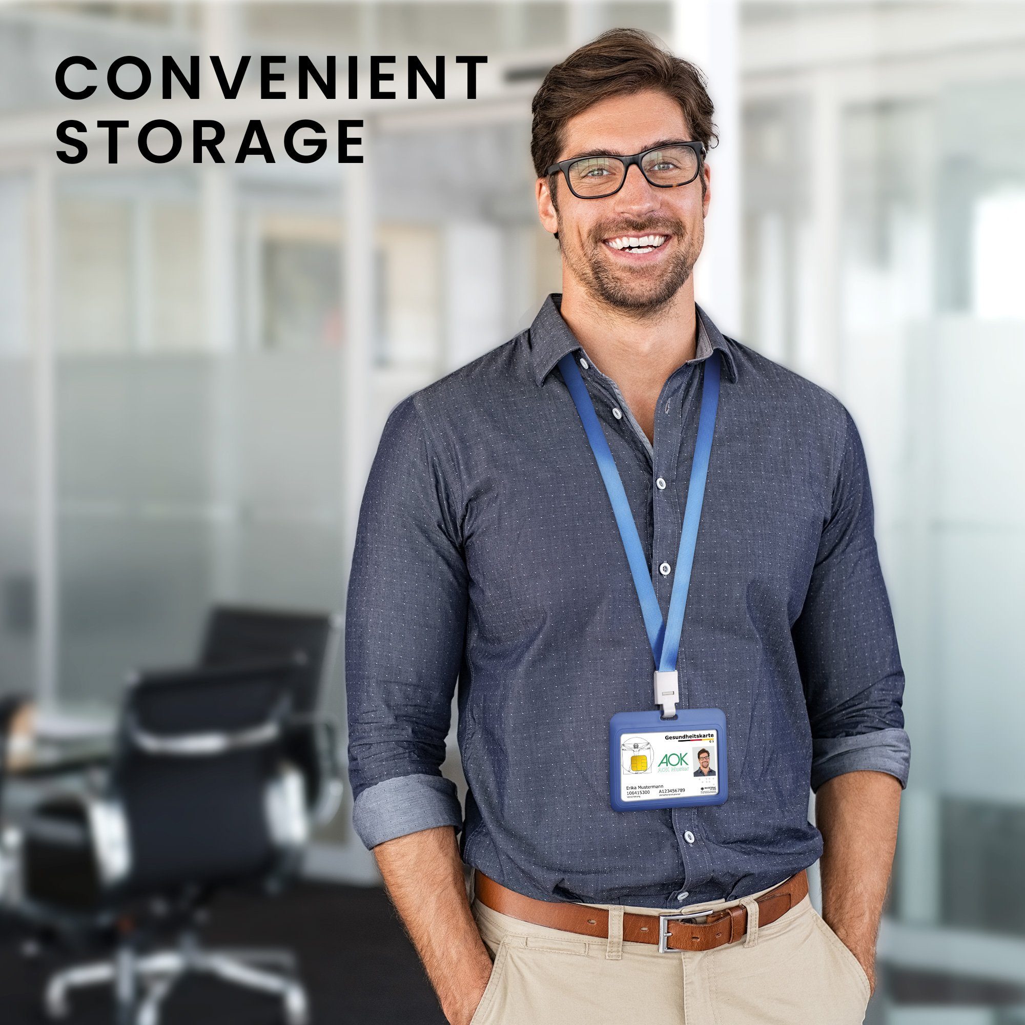 kwmobile Schlüsselanhänger 2x ID Karten Schutzhülle (2-tlg), PP Hülle für A günstig online kaufen