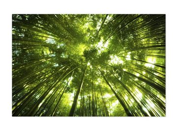 wandmotiv24 Leinwandbild Bambus Wald, Blumen und Pflanzen (1 St), Wandbild, Wanddeko, Leinwandbilder in versch. Größen