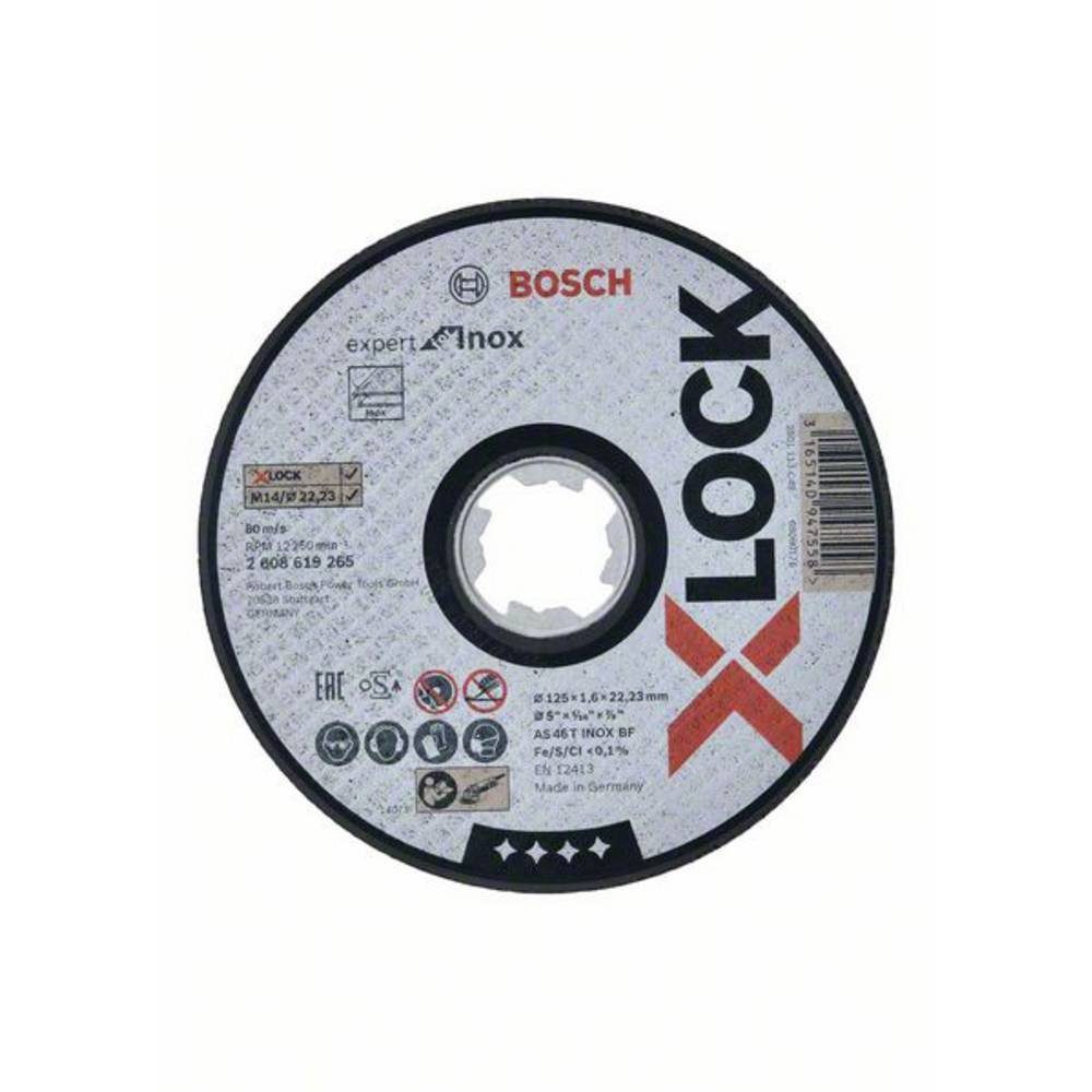 BOSCH Trennscheibe Inox 46 for gerade AS Trennscheibe Expert X-LOCK
