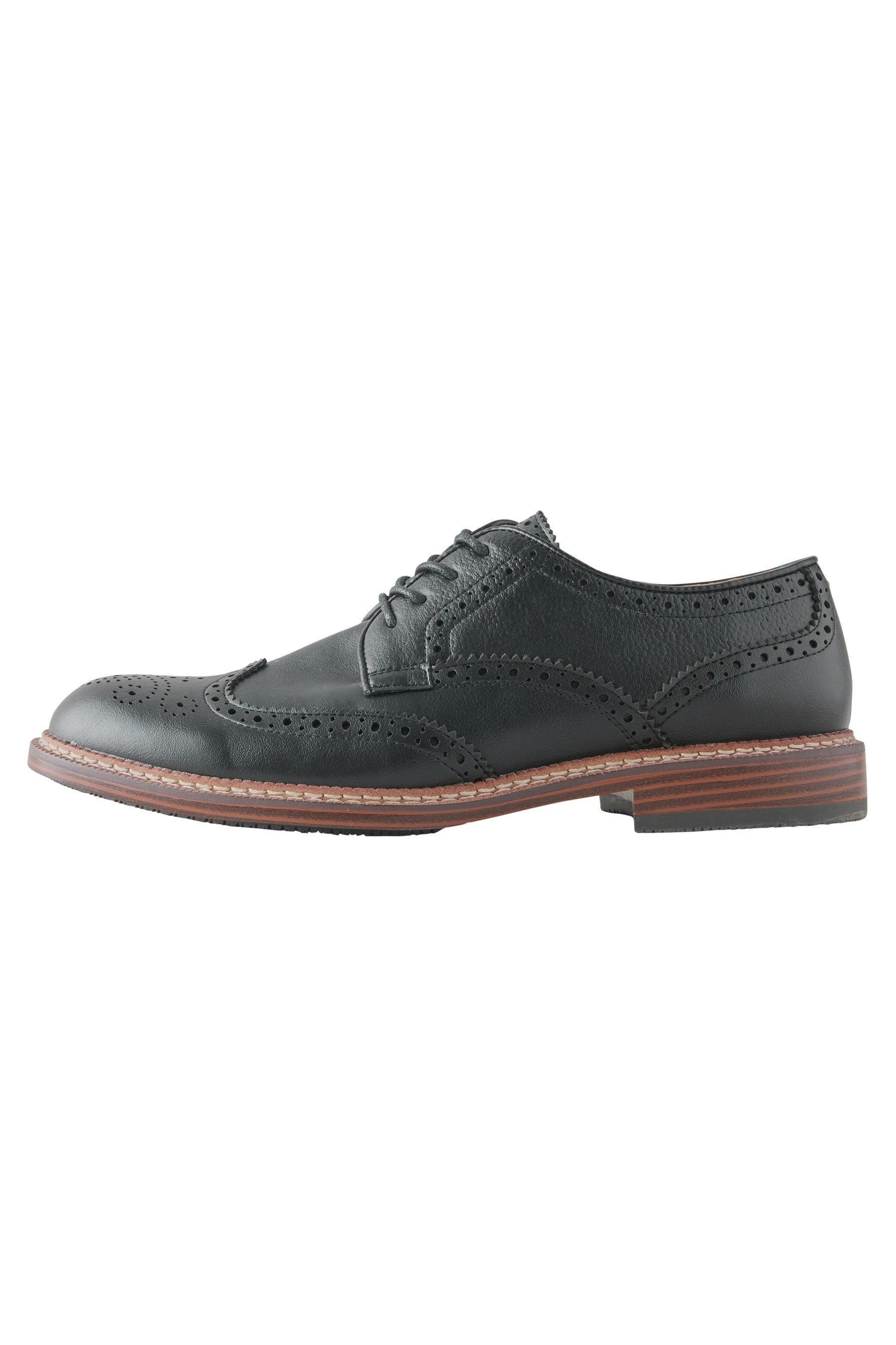 Brogues mit kontrastfarbener Sohle Budapester