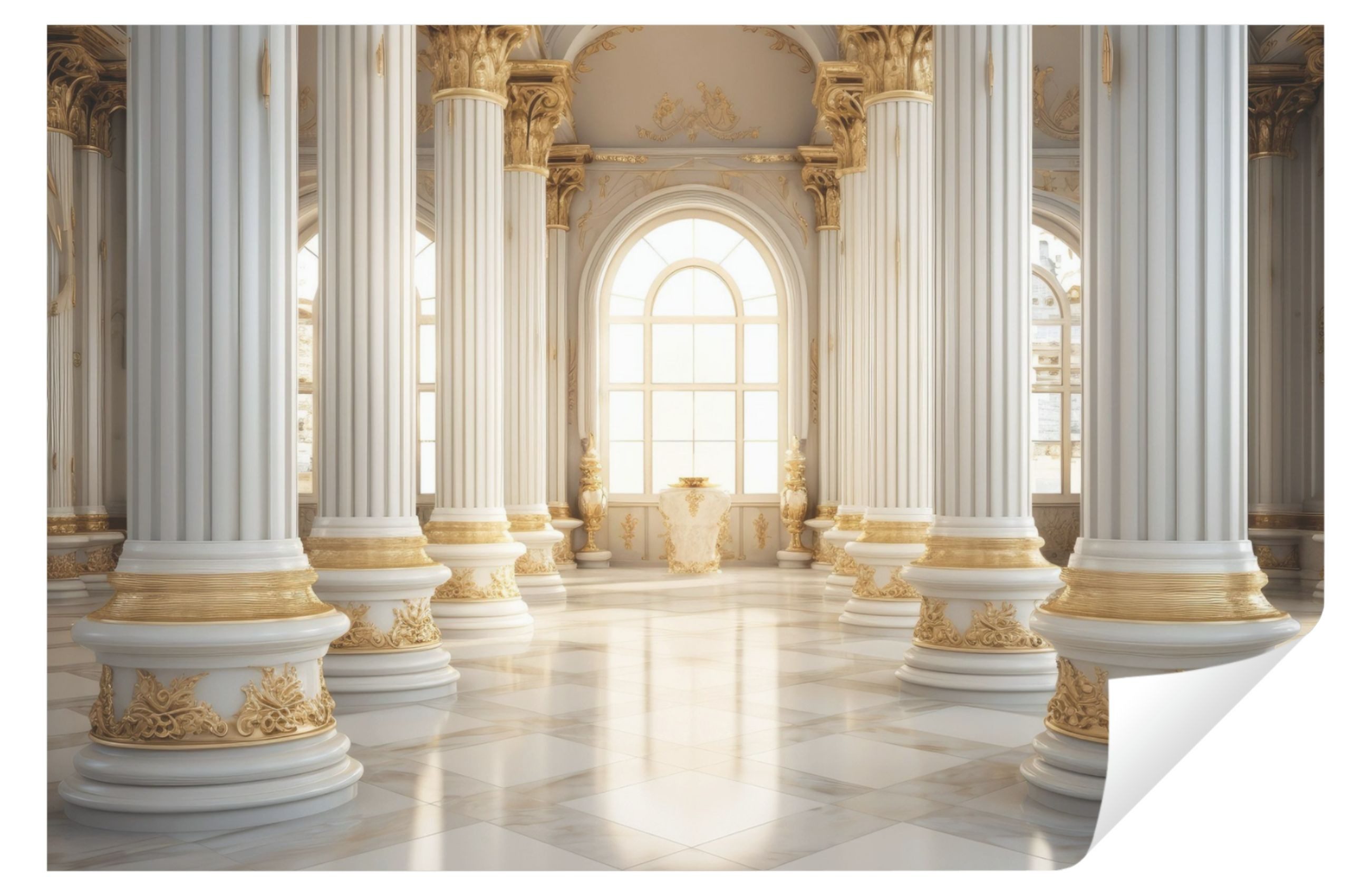 Wallarena Fototapete Schloss Vintage Vlies Tapete Wohnzimmer Schlafzimmer W günstig online kaufen