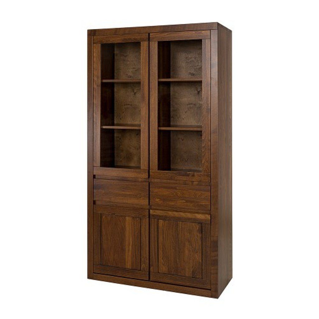 Glasvitrine Vitrine Vitrinen Schrank Glasschrank Regal Holz Schrank System Regale