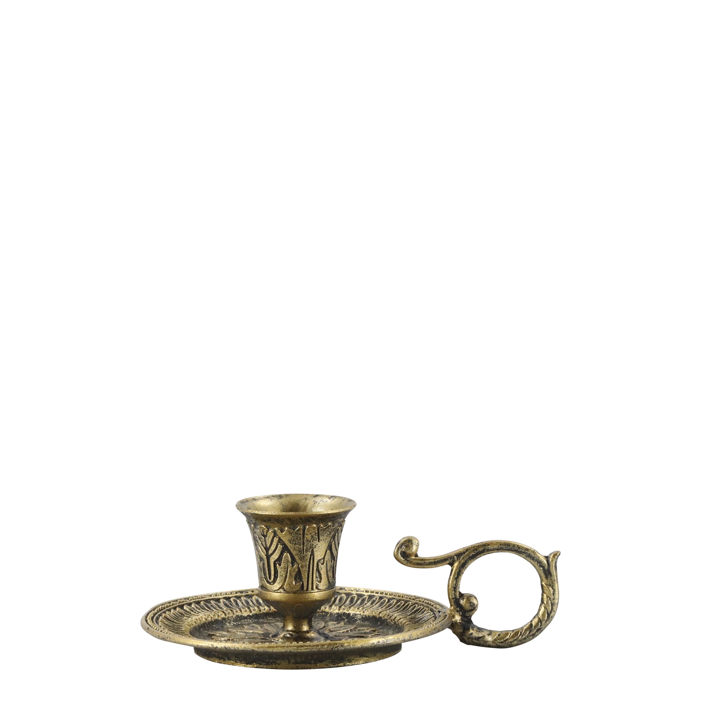 Chic Antique Kerzenleuchter Kerzenständer Kammerleuchter H5/L12,5/B9,5 günstig online kaufen