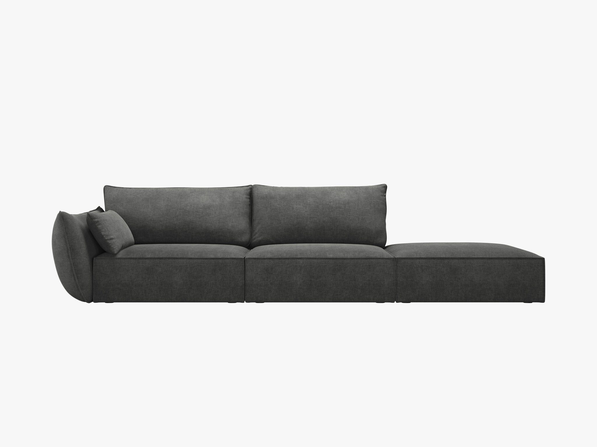 Micadoni Sofa Kaelle, 4-Sitzer eine Seite offen