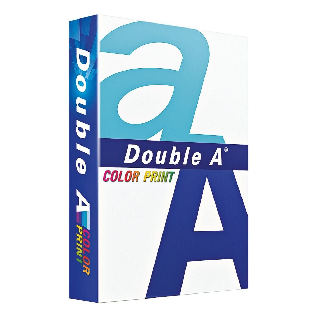 DOUBLE A Druckerpapier Color Print, Format DIN A4, 90 g/m², 162 CIE, 500 Blatt