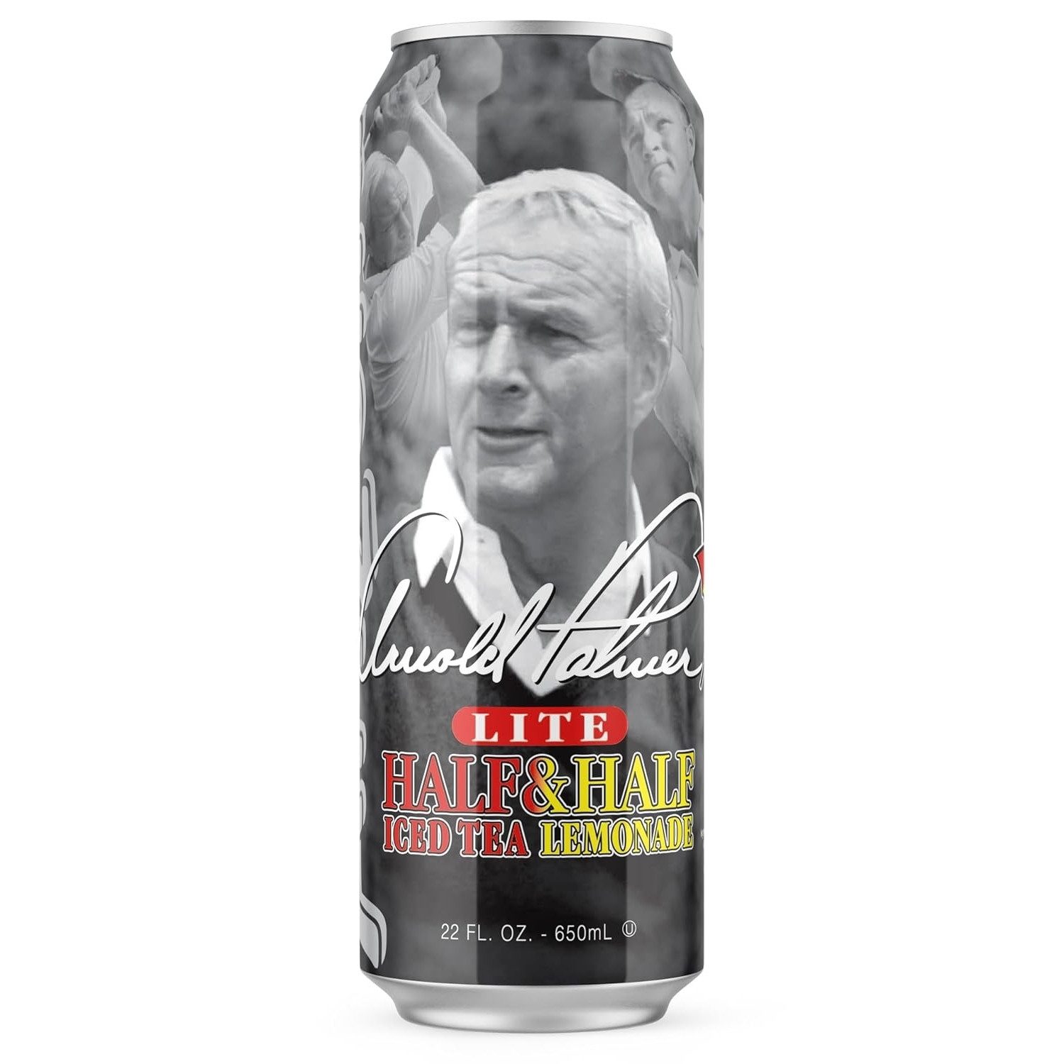 AriZona Softgetränk Arnold Palmer Lite Half & Half Eistee Limonade, 24 x 650 ml, mit DPG Pfand