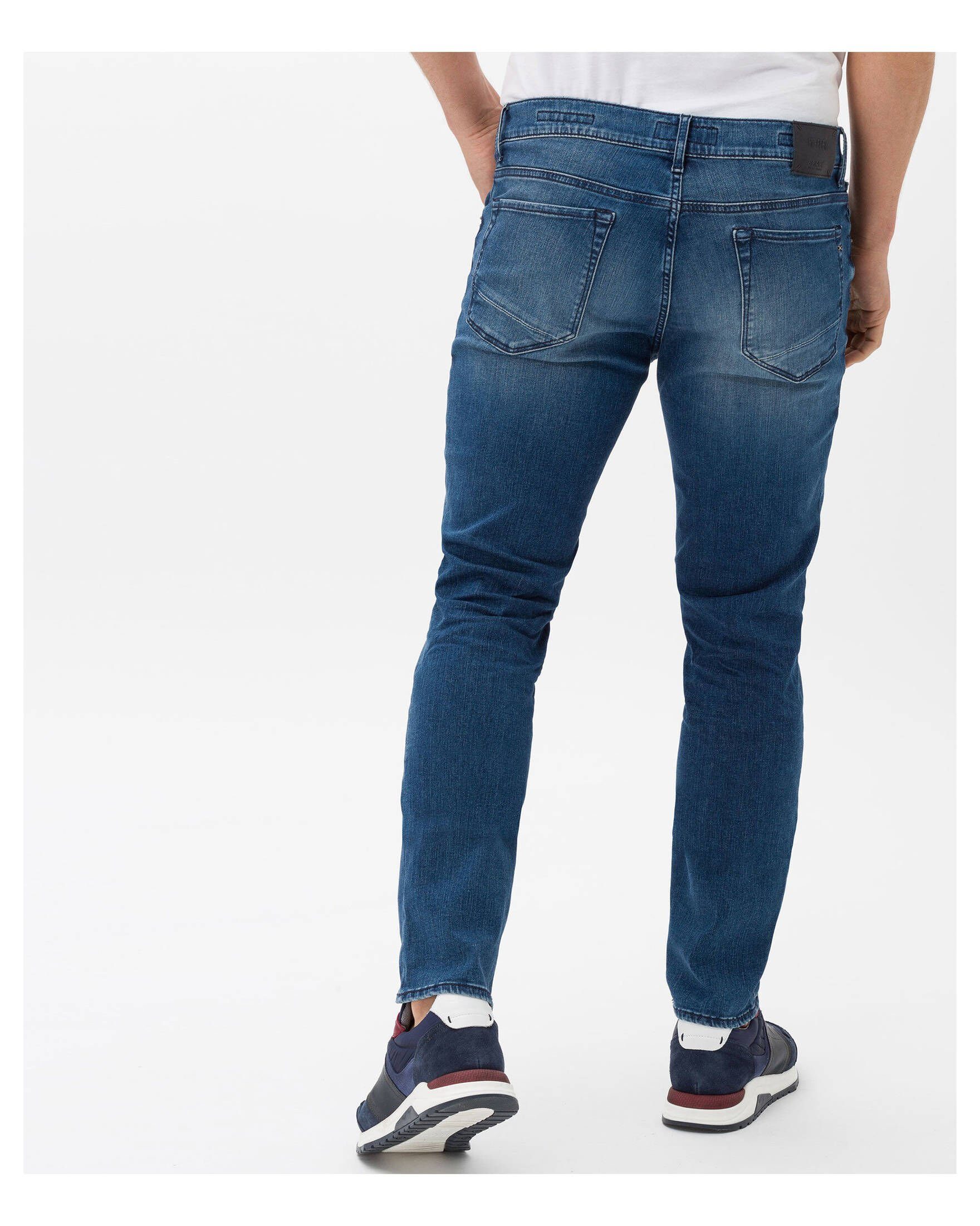 Brax 5-Pocket-Jeans Herren Slim CHUCK blue (82) (1-tlg) STYLE Fit Jeans